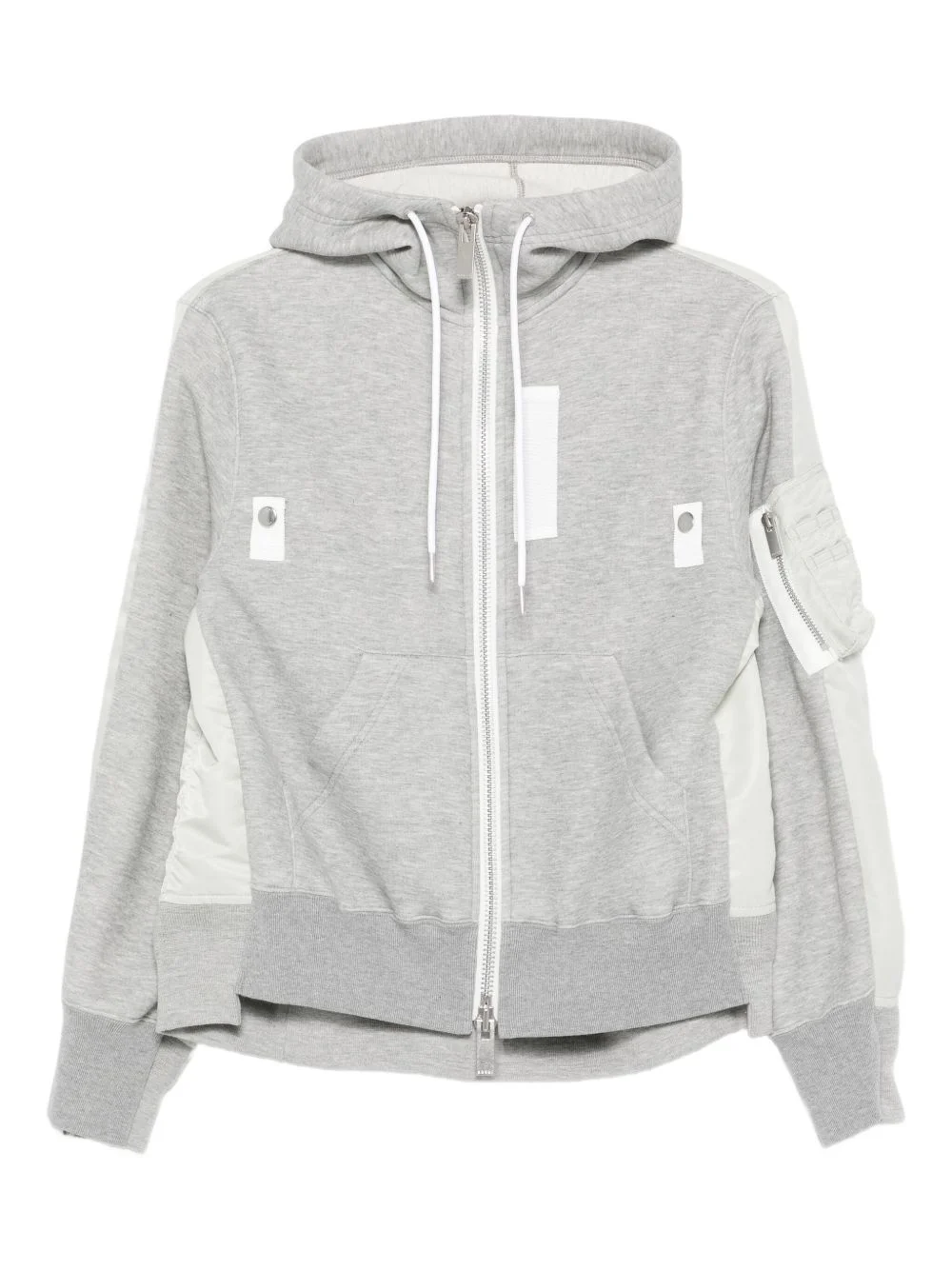 zip-front hoodie - 1