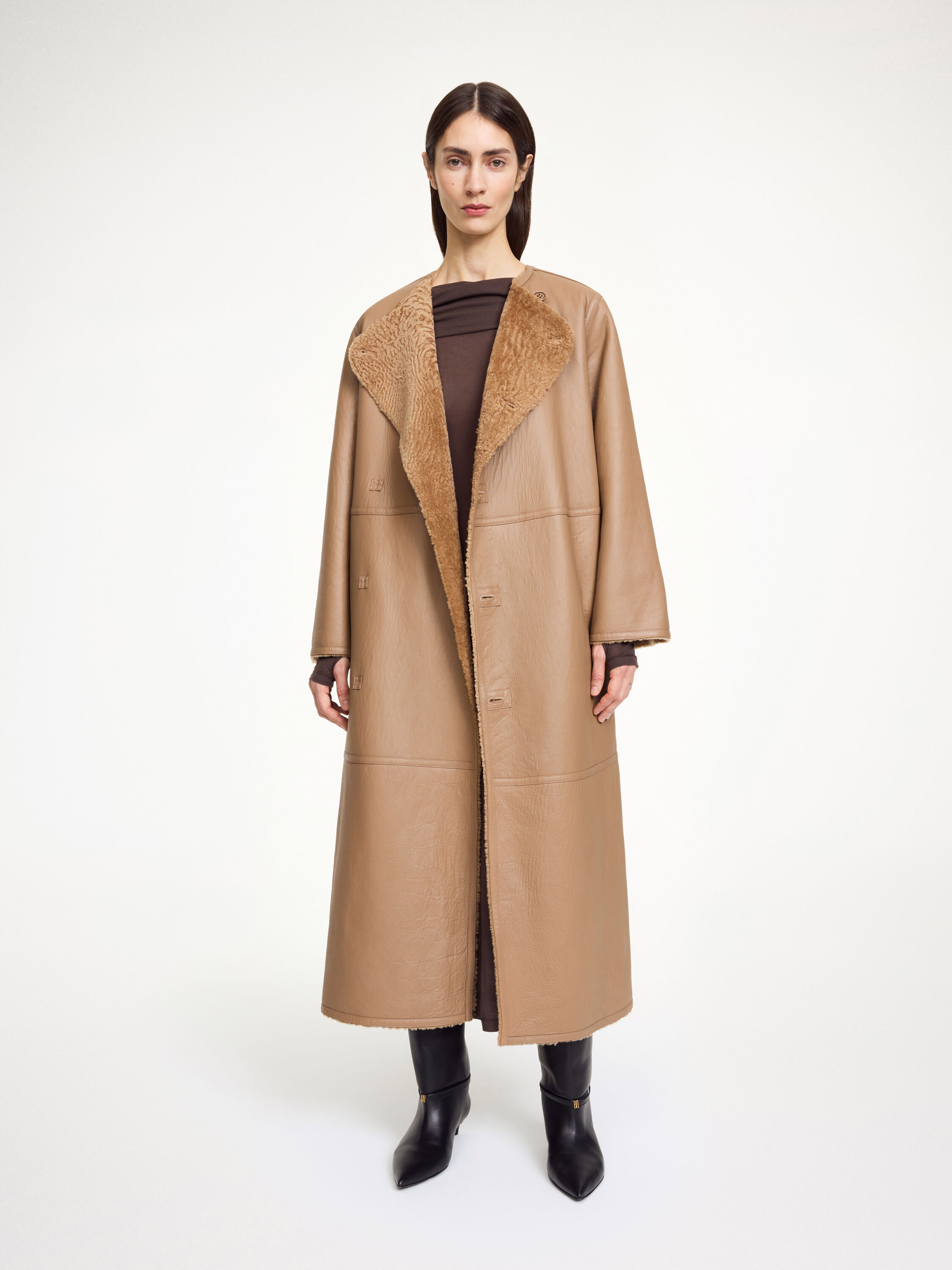 Sandria shearling coat - 5