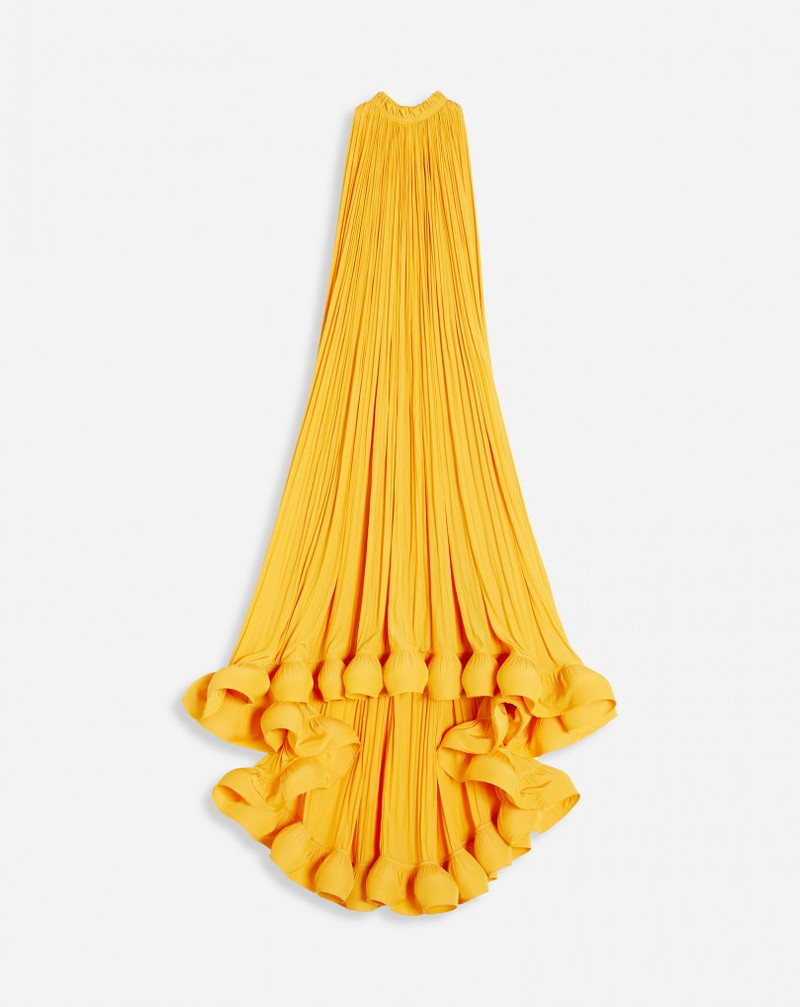 LONG CHARMEUSE TRIBUTE DRESS 1