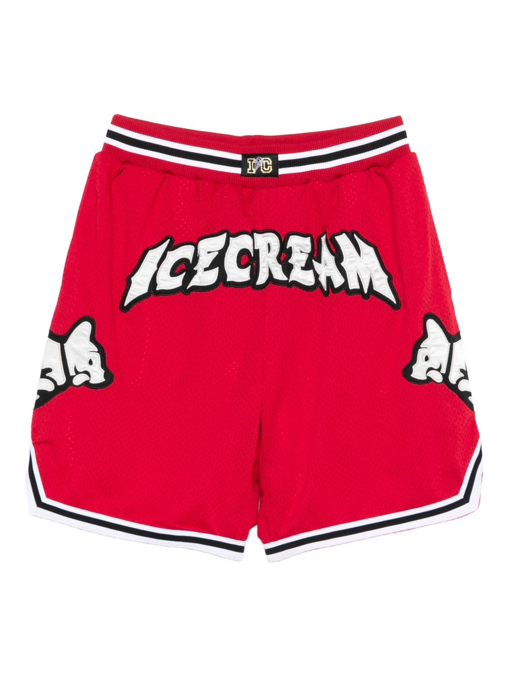 Running Puppy graphic-print track shorts - 1