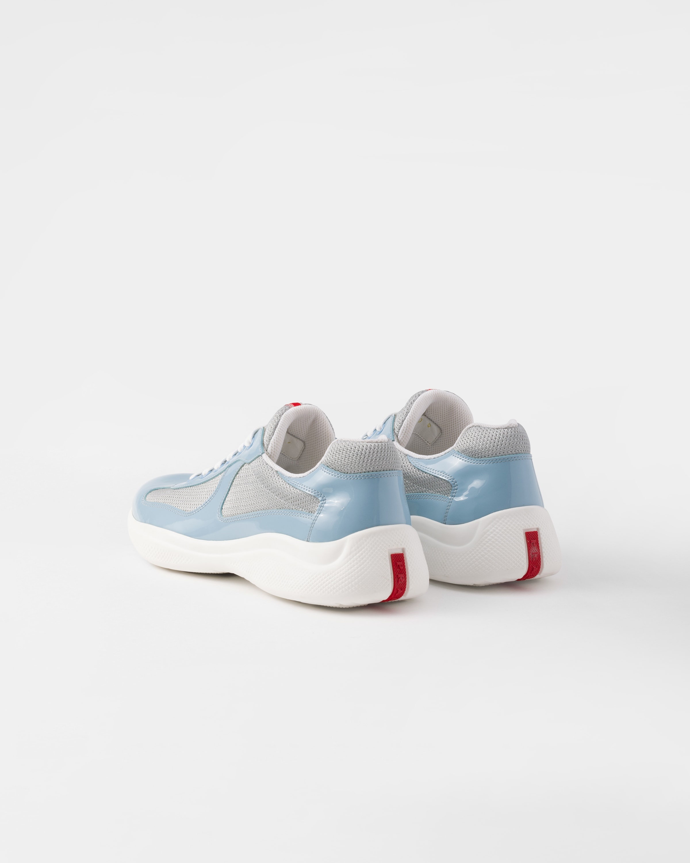 Patent leather and technical fabric Prada America's Cup sneakers - 5