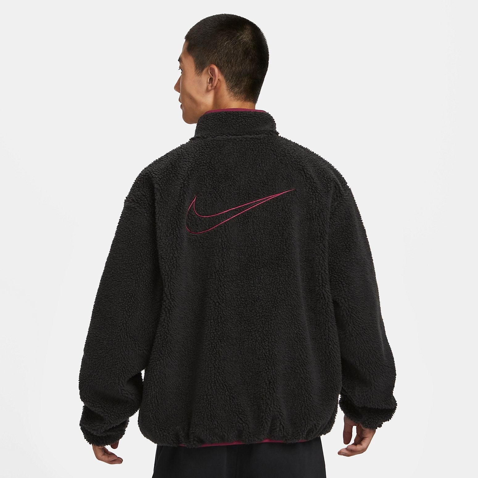 Nike NSW Reversible Winter Jacket 'Black Red' FV8588-010 - 2