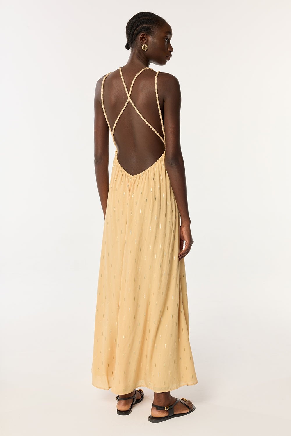 Long Dress Collette - Cream - 3
