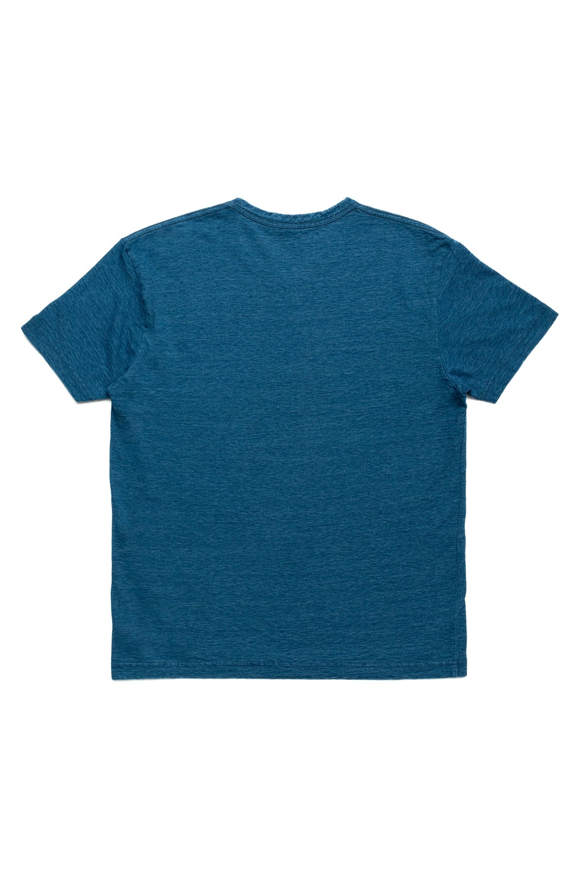 Indigo Jersey Crew Neck T-shirt - Greencast Indigo - 3