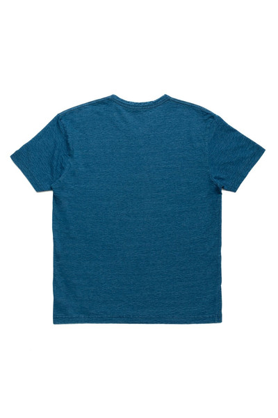 Pure Blue Japan Indigo Jersey Crew Neck T-shirt - Greencast Indigo outlook