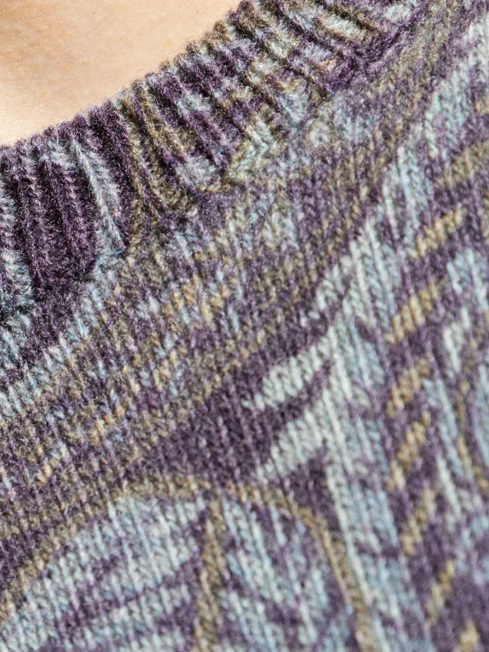 Paisley Print Sweater - 5