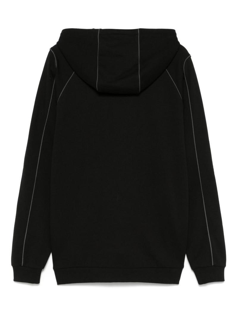 BOSS logo-print hoodie outlook
