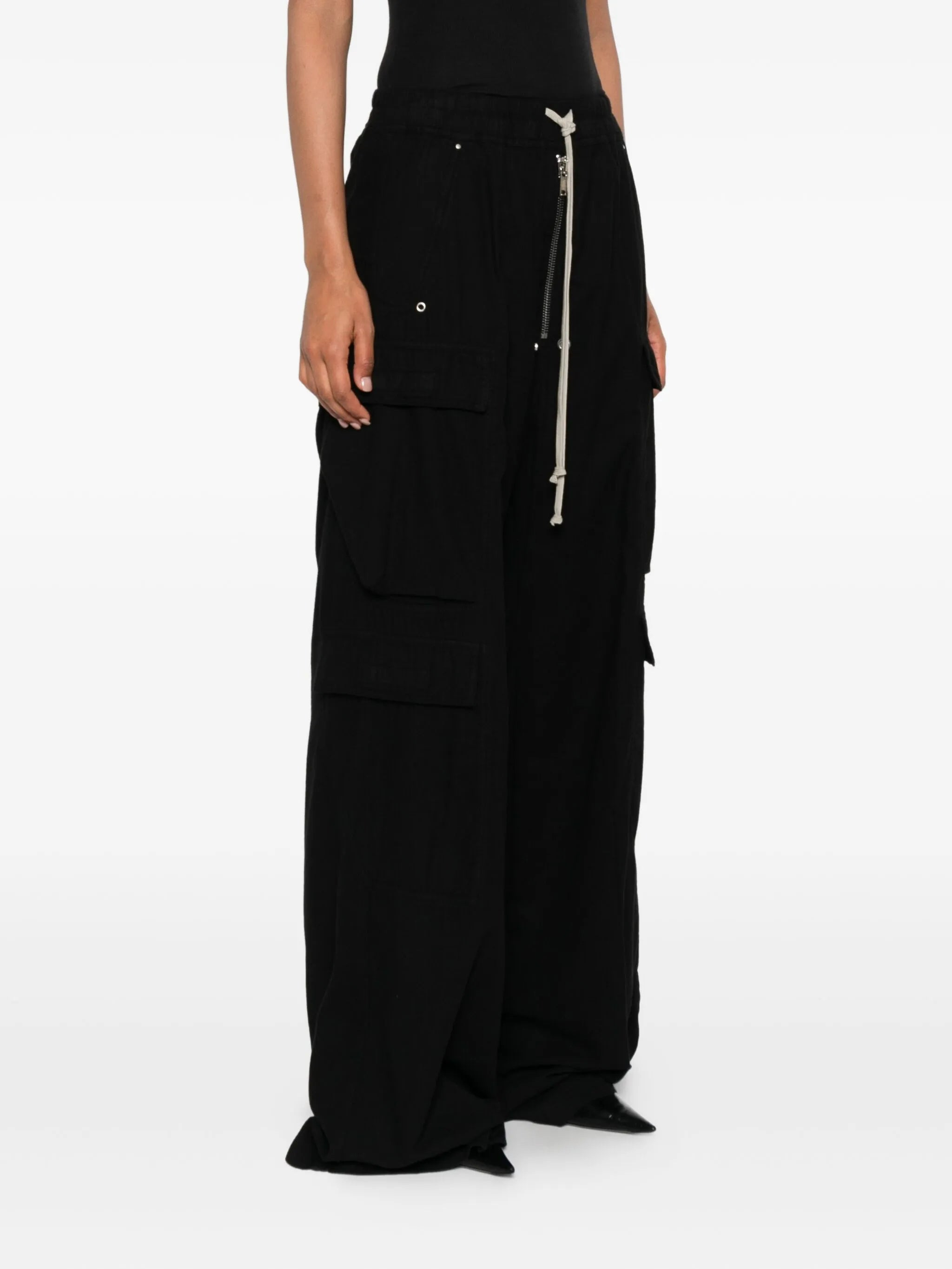 Rick Owens Drkshdw Drawstring Cargo Trousers - 2