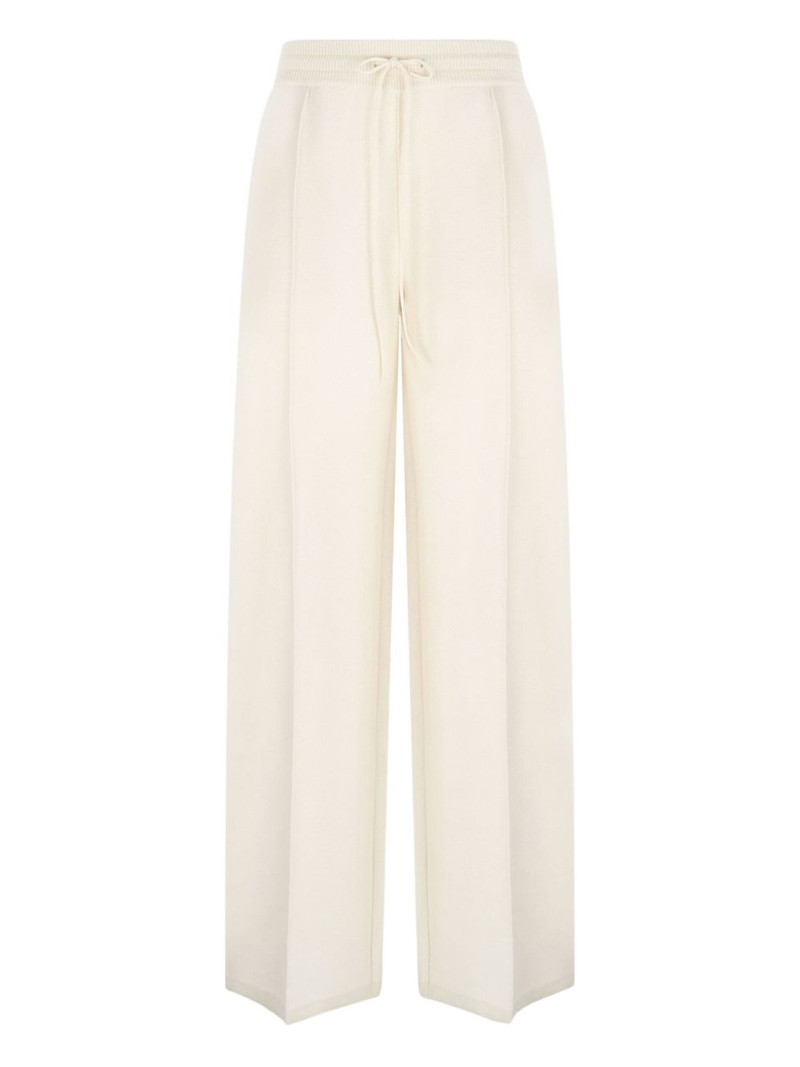 drawstring wide-leg trousers 1
