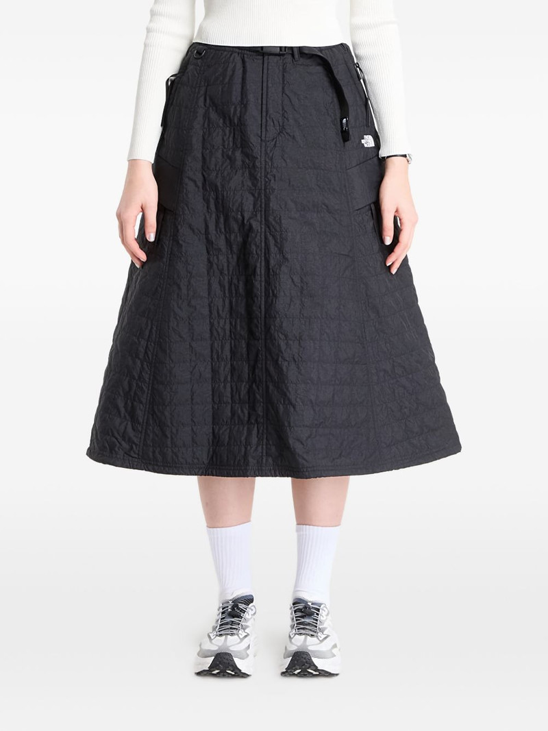 Face quilted volume midi skirt 1