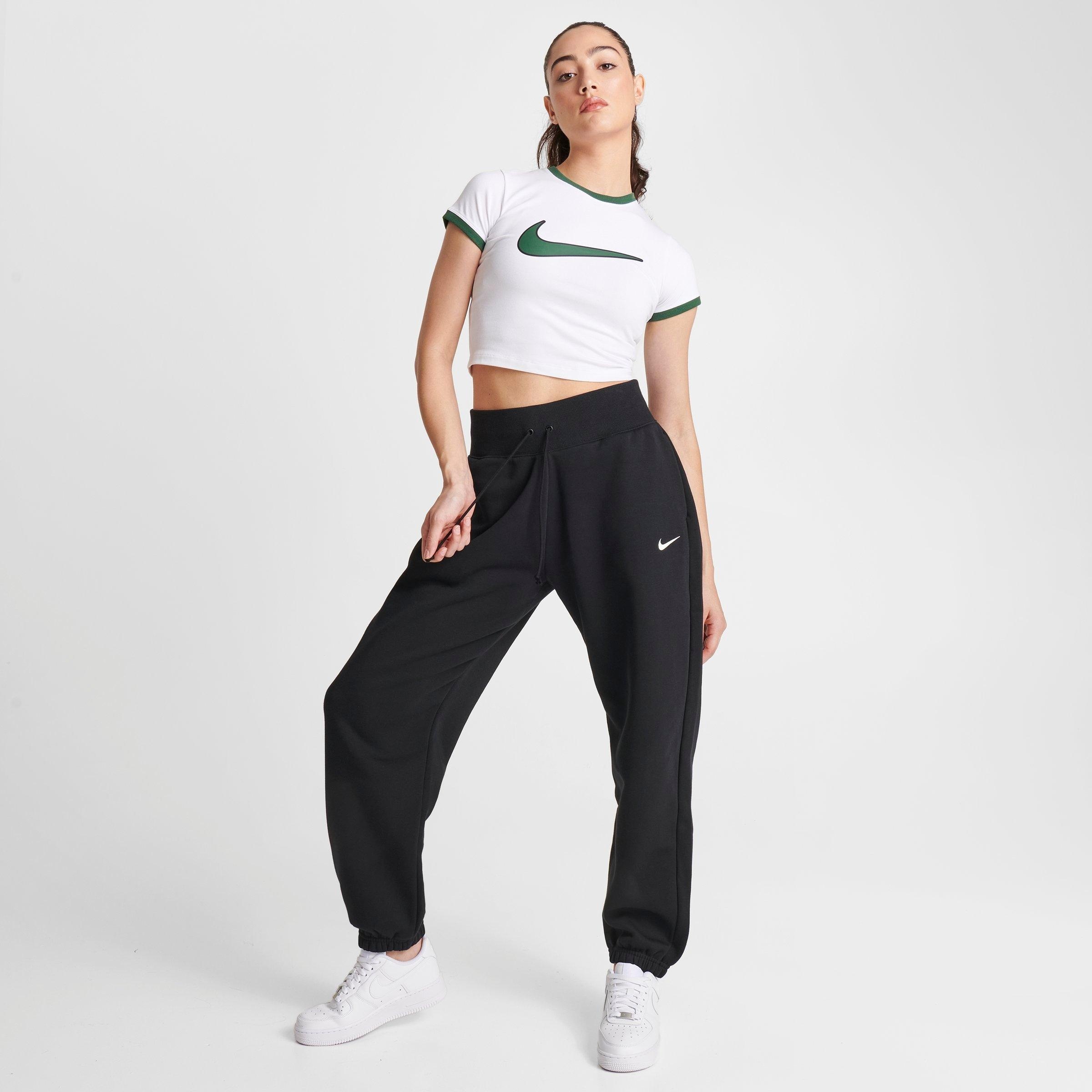 WOMEN'S NIKE SPORTSWEAR PHOENIX FLEECE OVERSIZED HIGH-WAIST JOGGER PANTS - 2