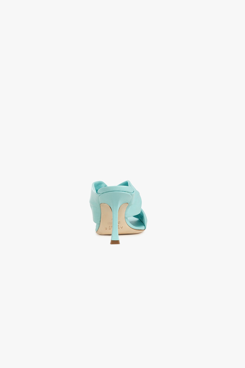 GEORGINA TWISTED MULE TURQUOISE 4