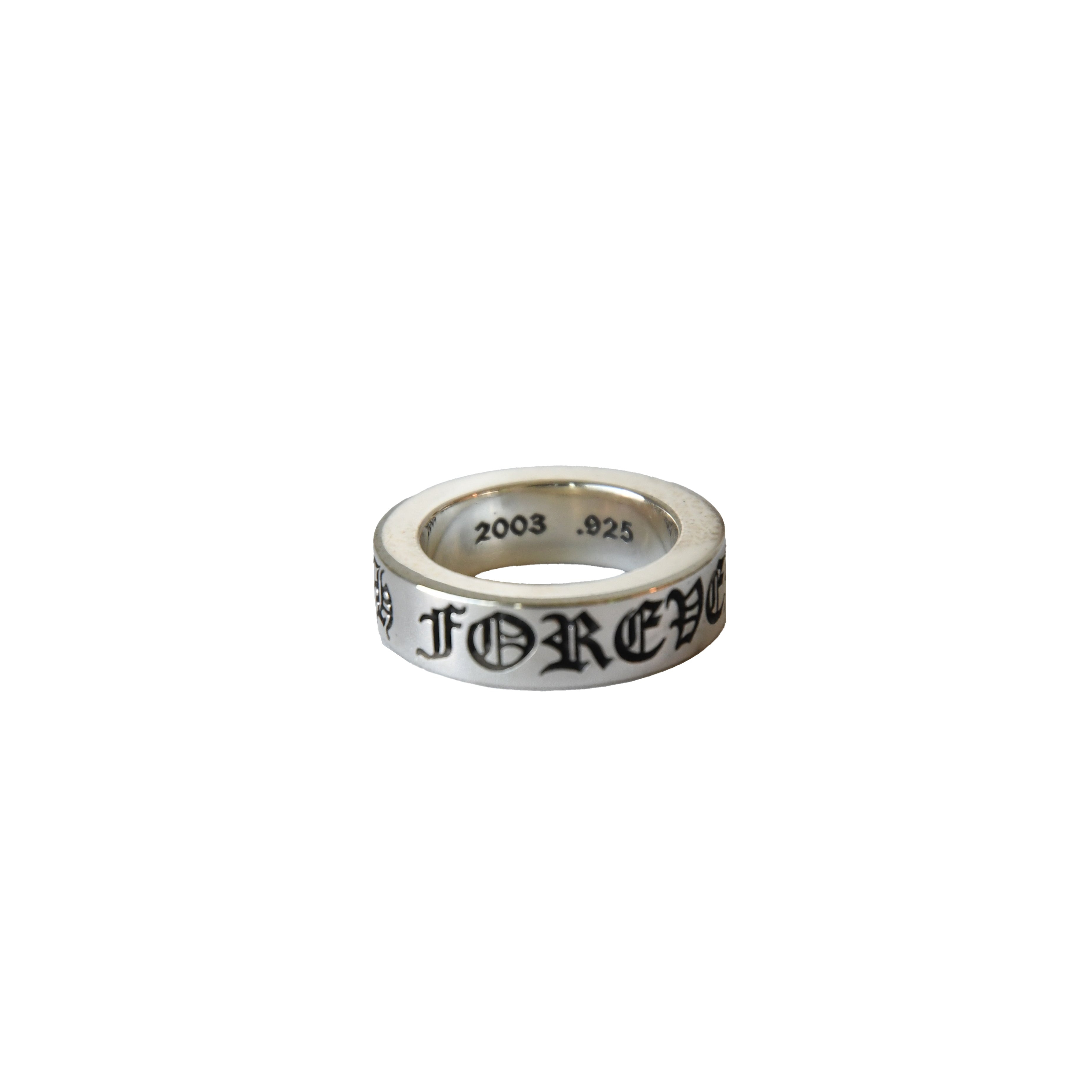 Chrome Hearts Forever Spacer Ring Silver - 4