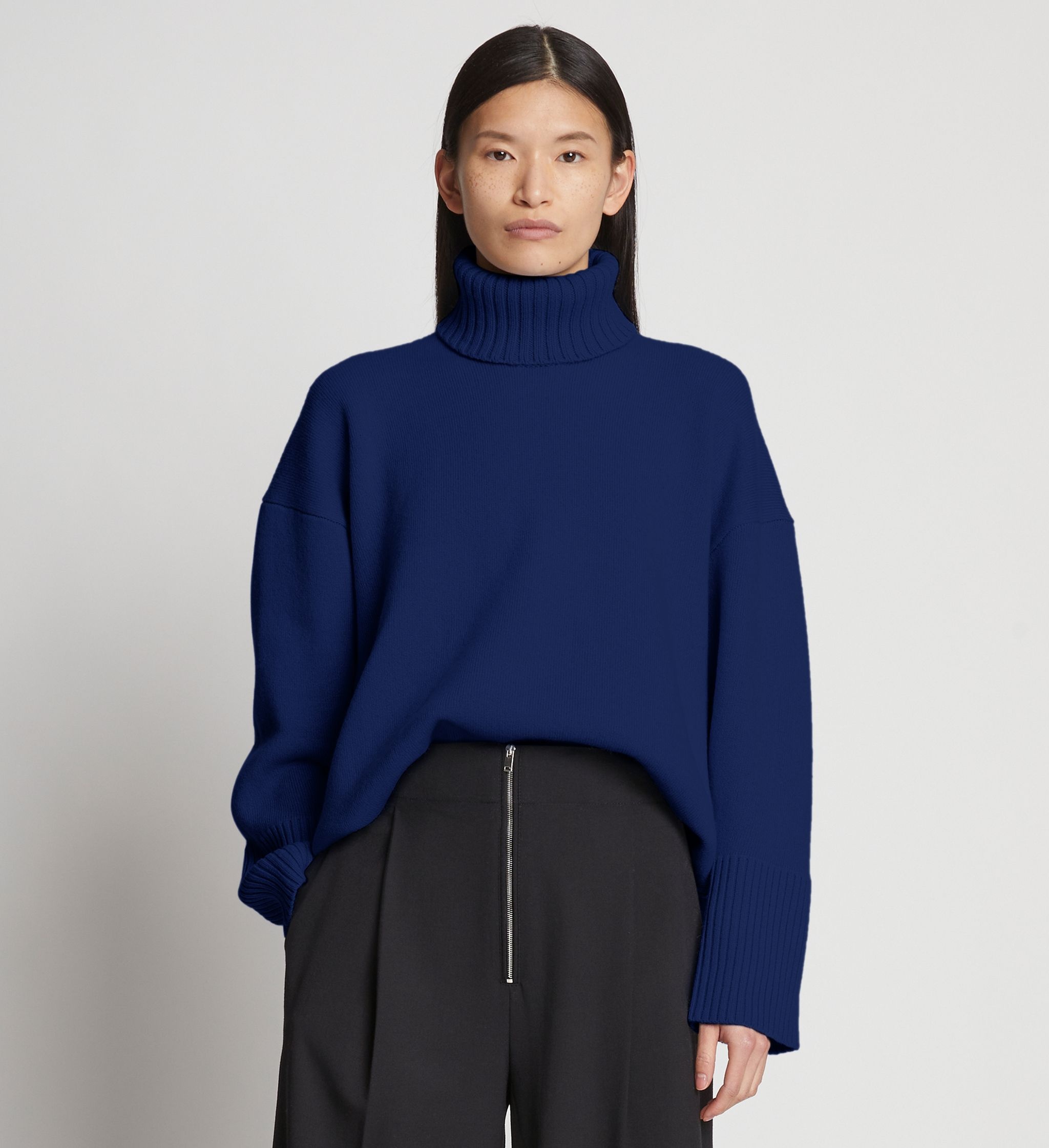 Doubleface Cashmere Oversized Turtleneck - 2