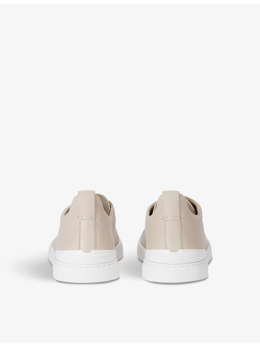 X3 Stitch Cashmere leather low-top trainers - 4
