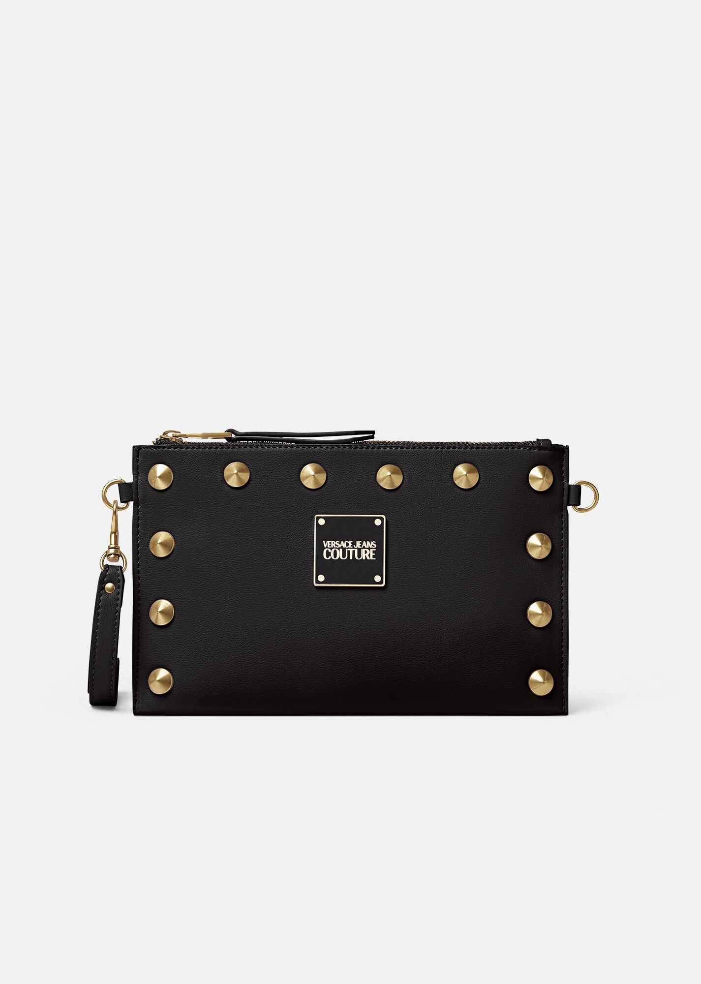 Studded Logo Wristlet - 1