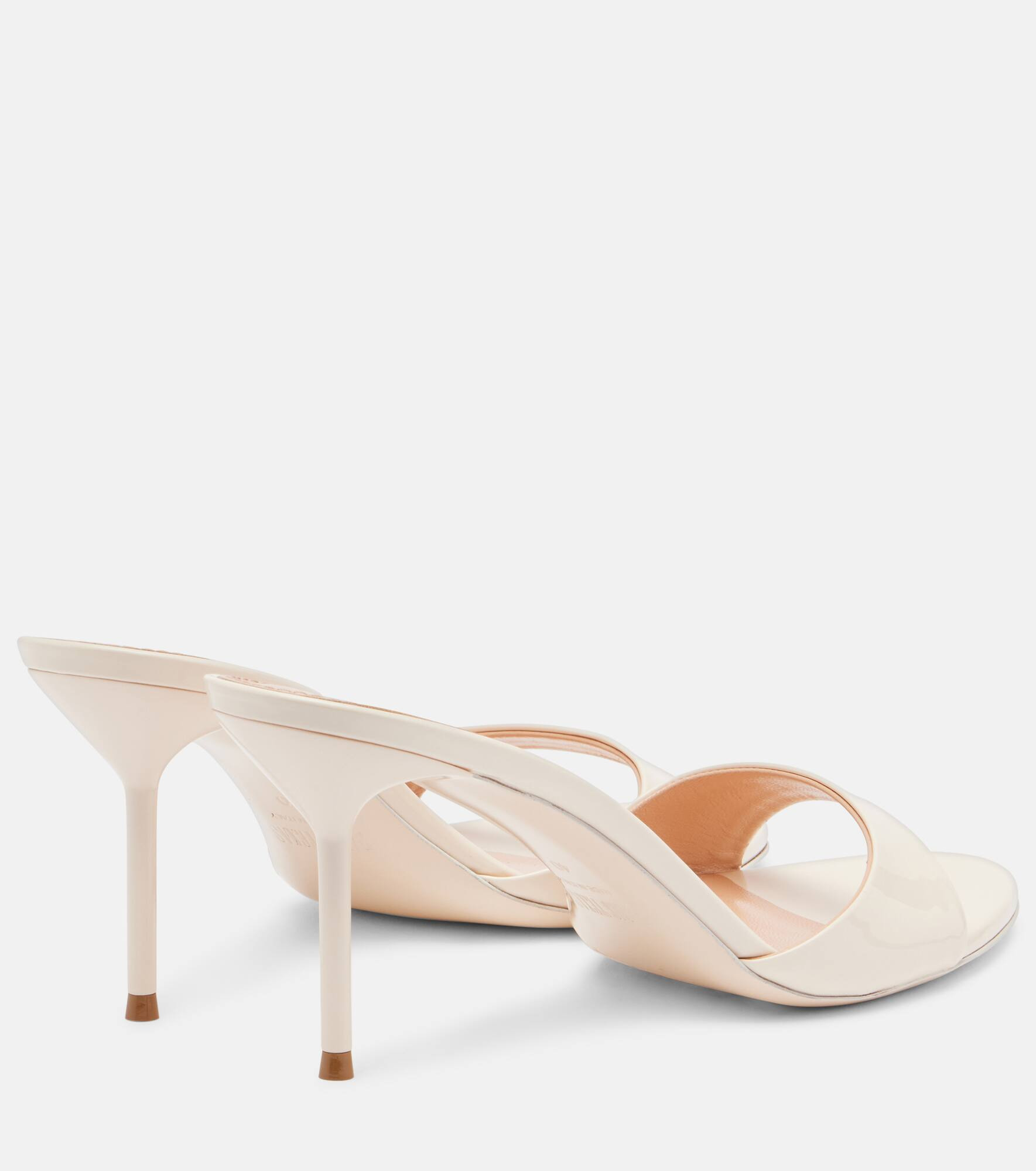 Lidia 70 patent leather mules - 2