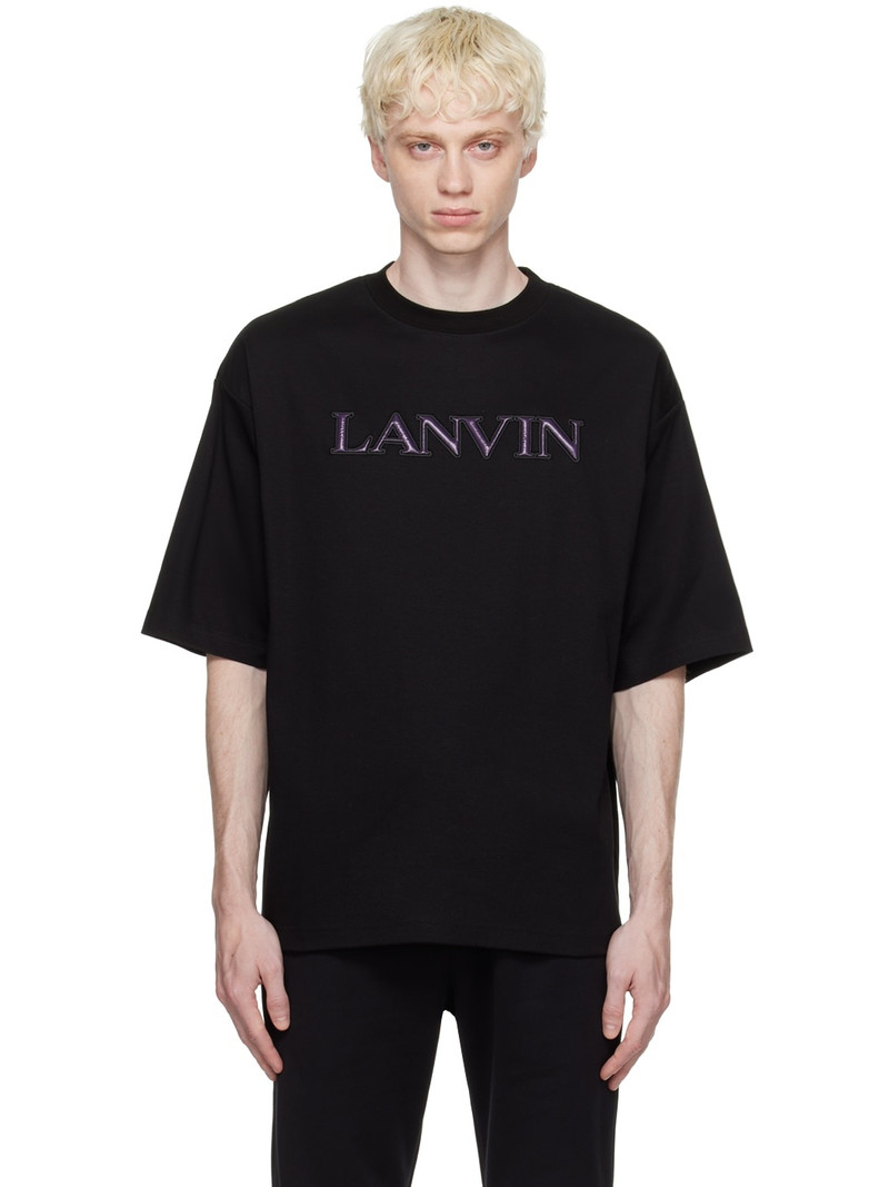 Black Embroidered T-Shirt 1