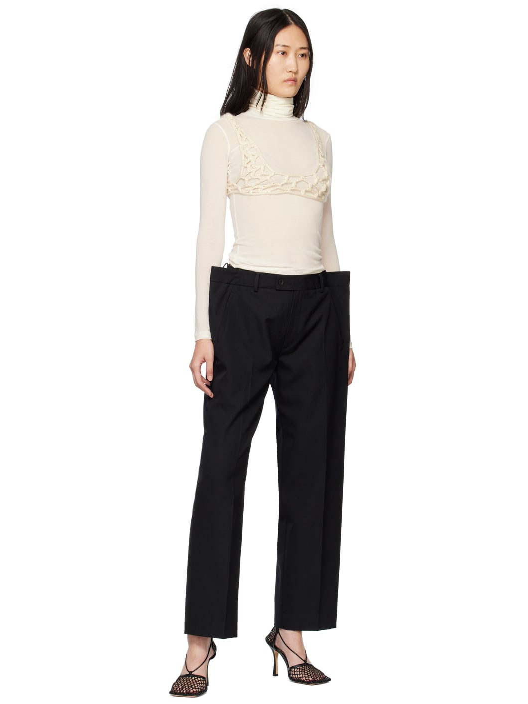 Off-White Net Bra Turtleneck - 4