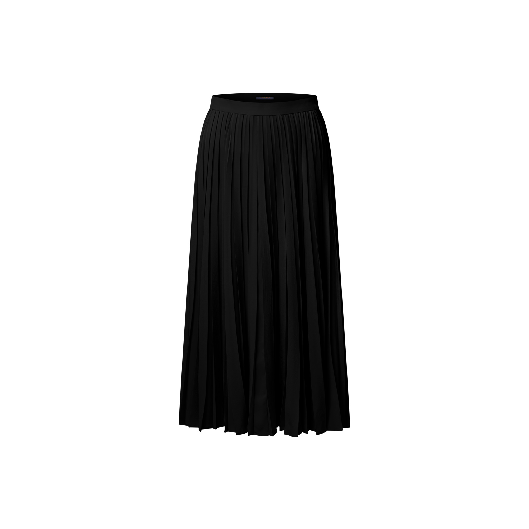 Monogram Accent Pleated Skirt - 1