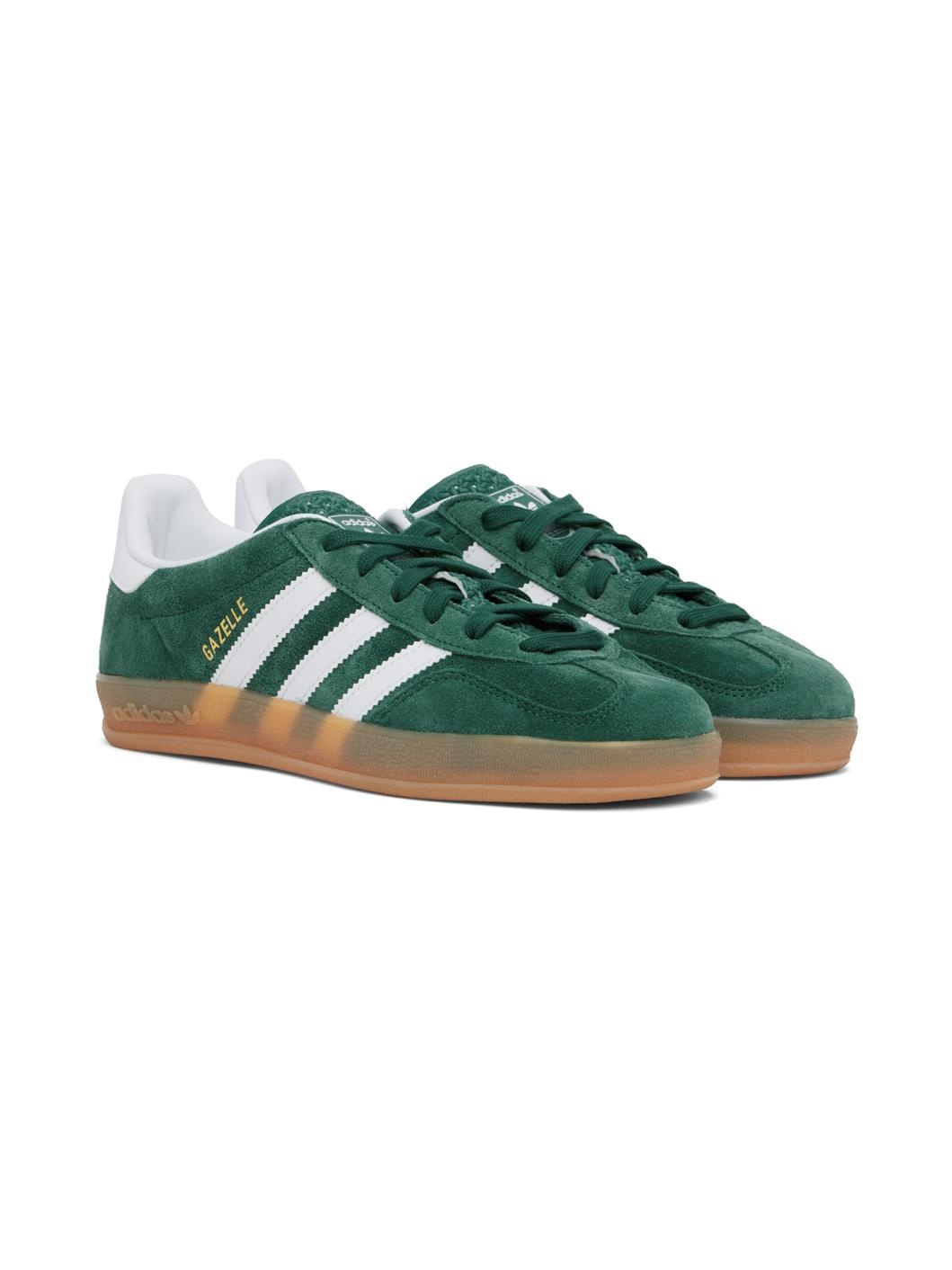 Green Gazelle Indoor Sneakers - 4