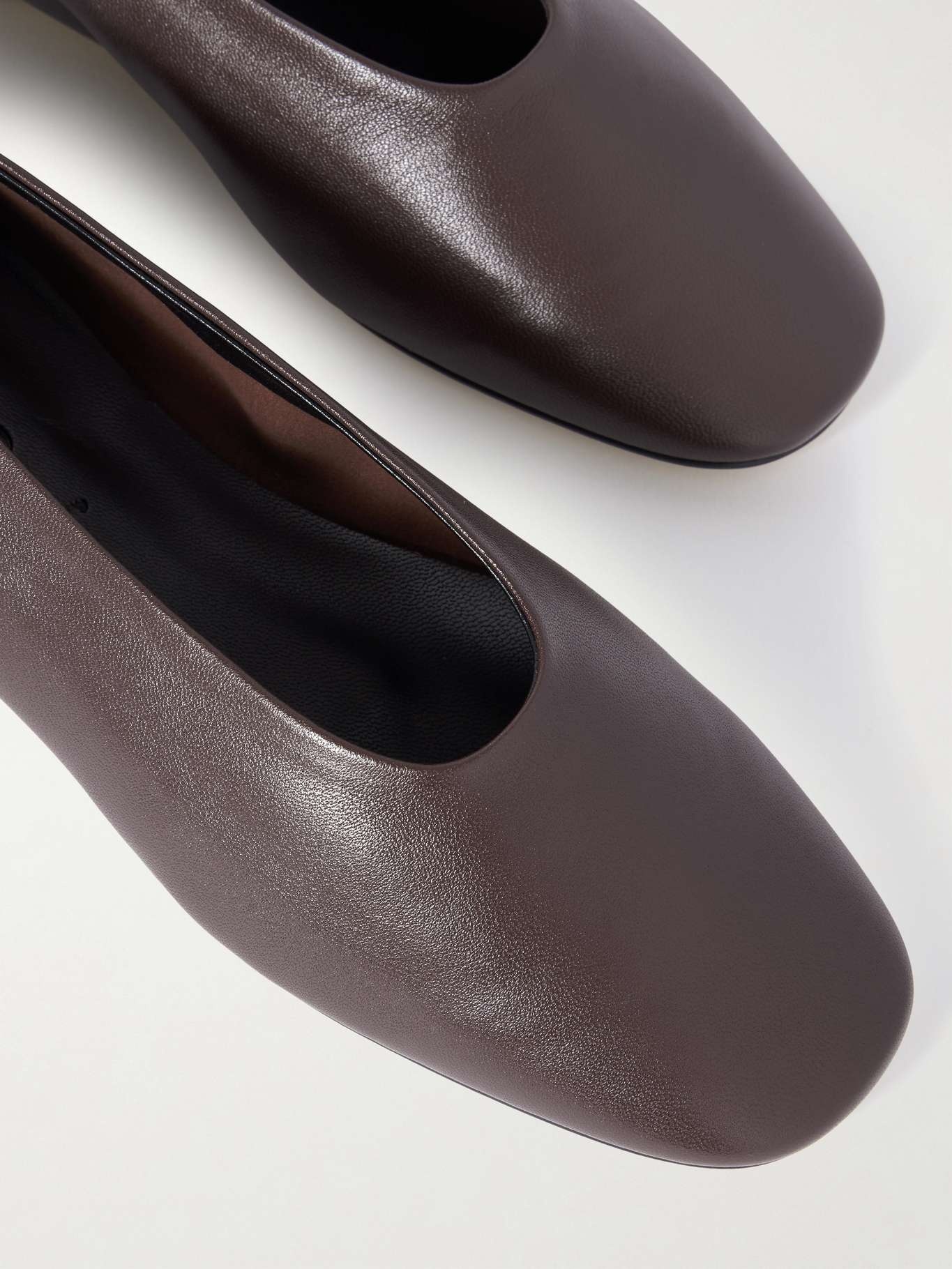 Kirsten leather ballet flats Chocolate - 4