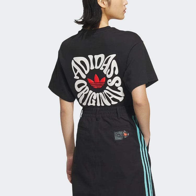 adidas originals V-Day Short Sleeve T-Shirt (Gender Neutral) 'Black' JE3470 - 5