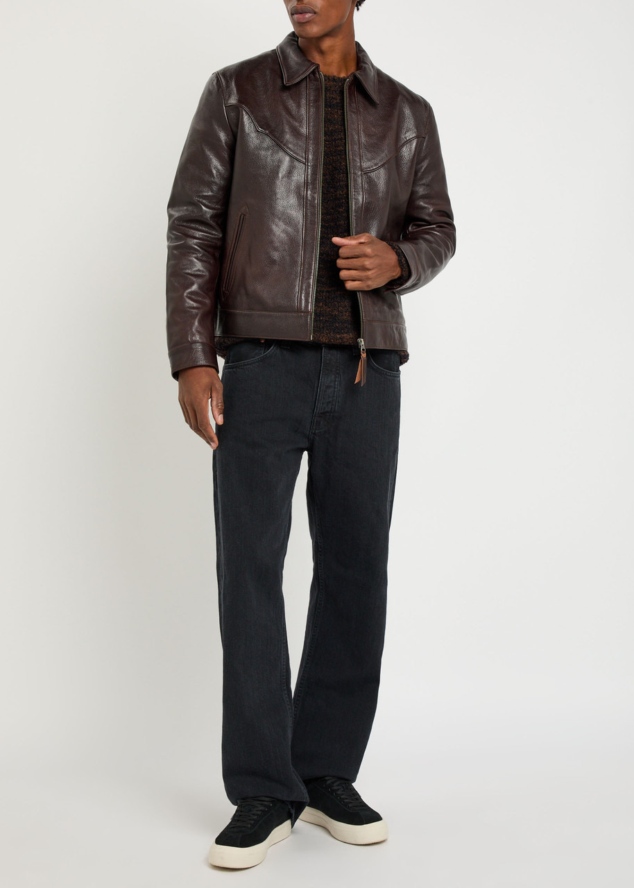Nudie Jeans Joppe Western Leather Jacket - 4