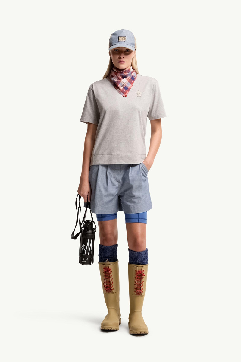 Moncler Grenoble Logo Patch Cotton Blend T-Shirt (Three Pack) outlook