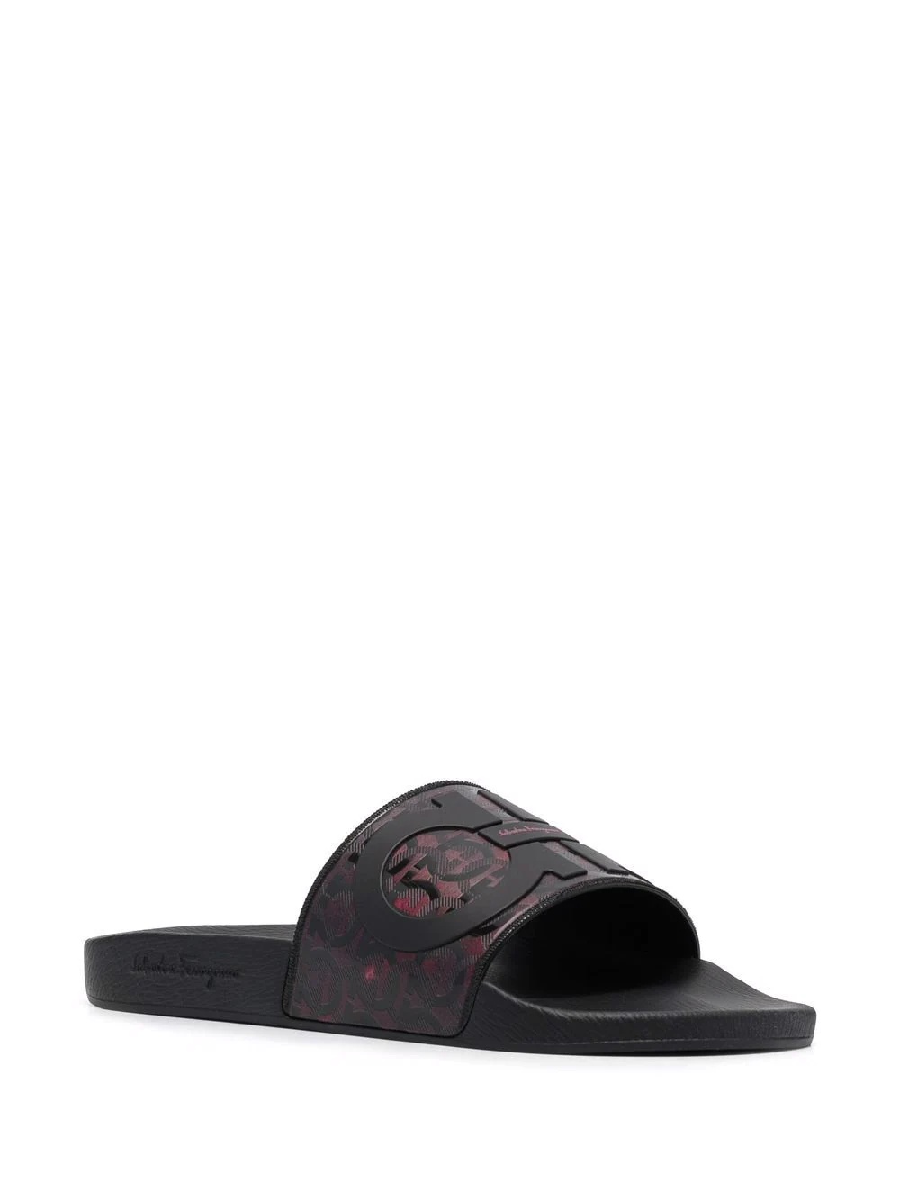 Groove logo-embossed sliders - 2