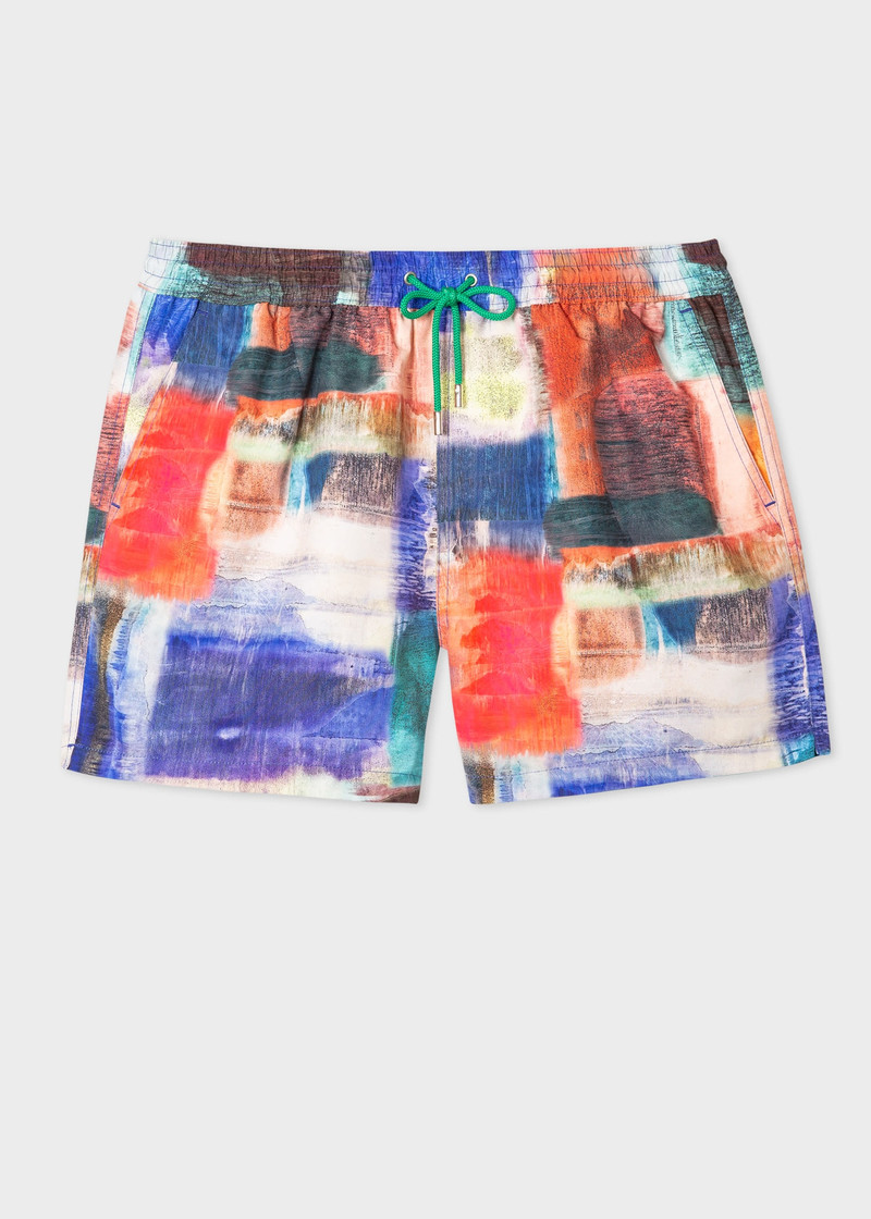 Abstract Swim Shorts 1