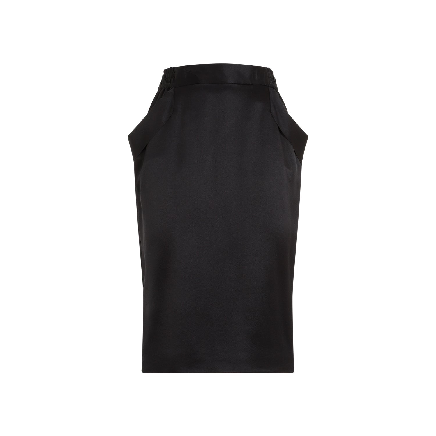 Saint Laurent Women Saint Laurent Silk Midi Skirt - 1