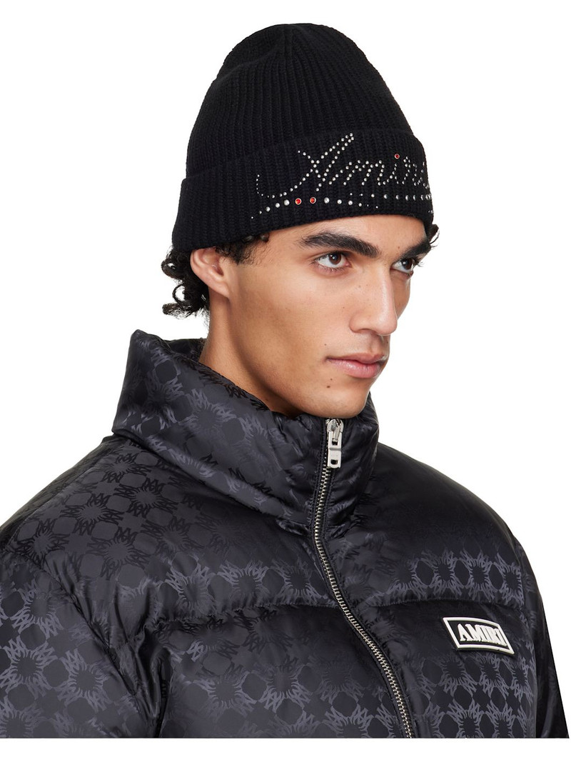 AMIRI Black 'AMIRI' Stud Beanie outlook