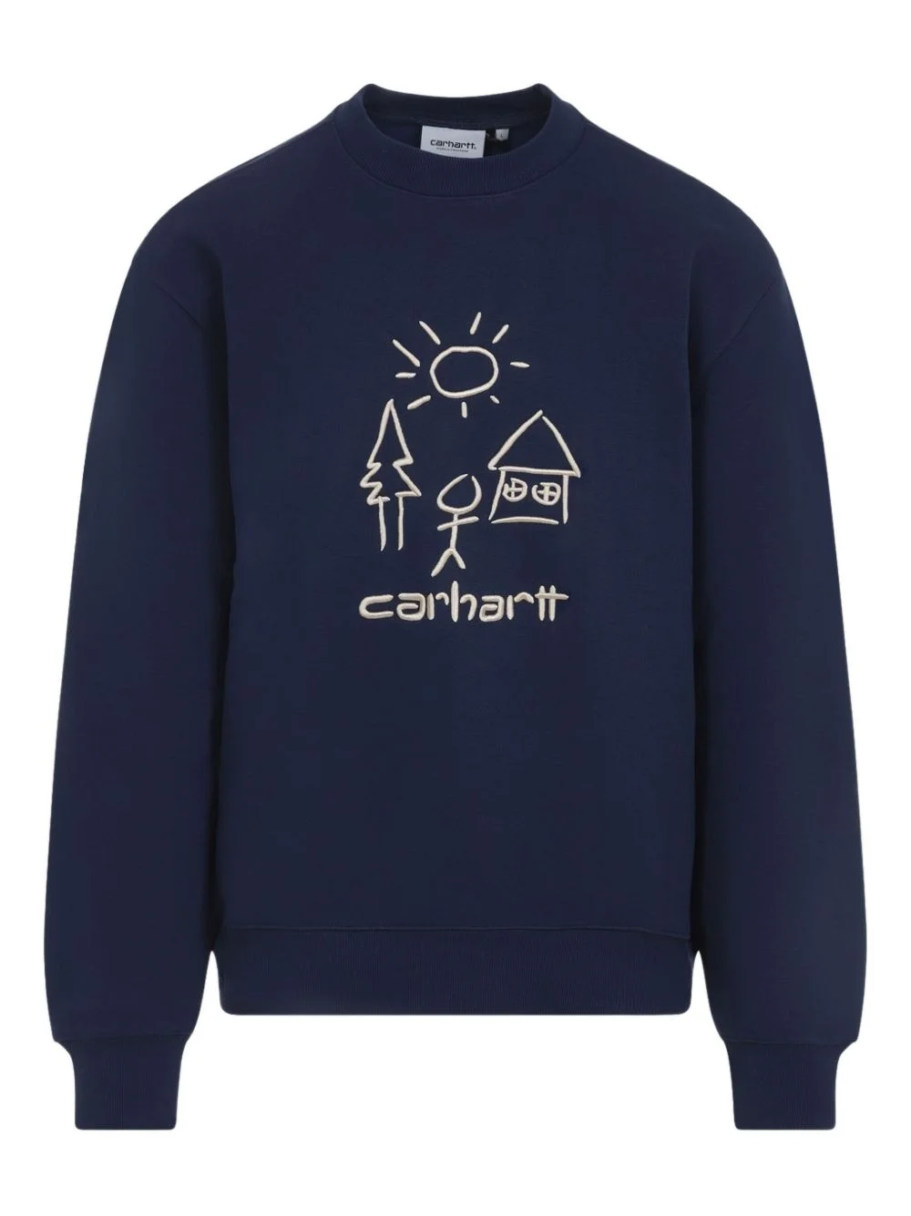embroidered sweatshirt - 1
