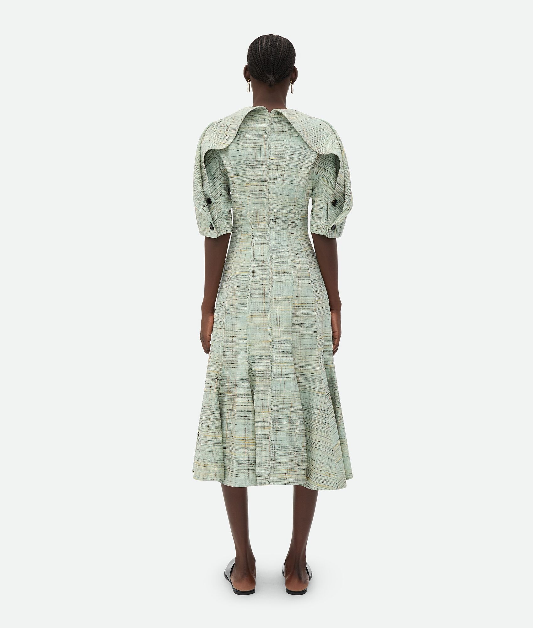 Knotted Viscose Dress - 3