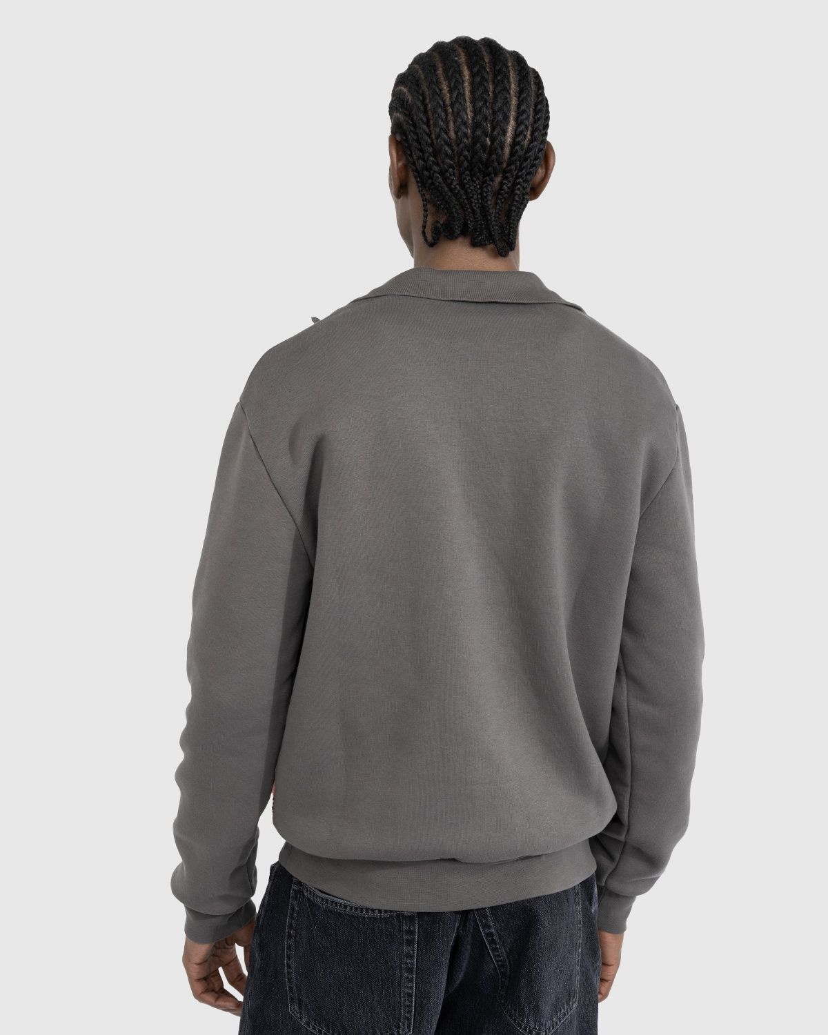 Acne Studios – Zippered Sweater Mud Grey - 3