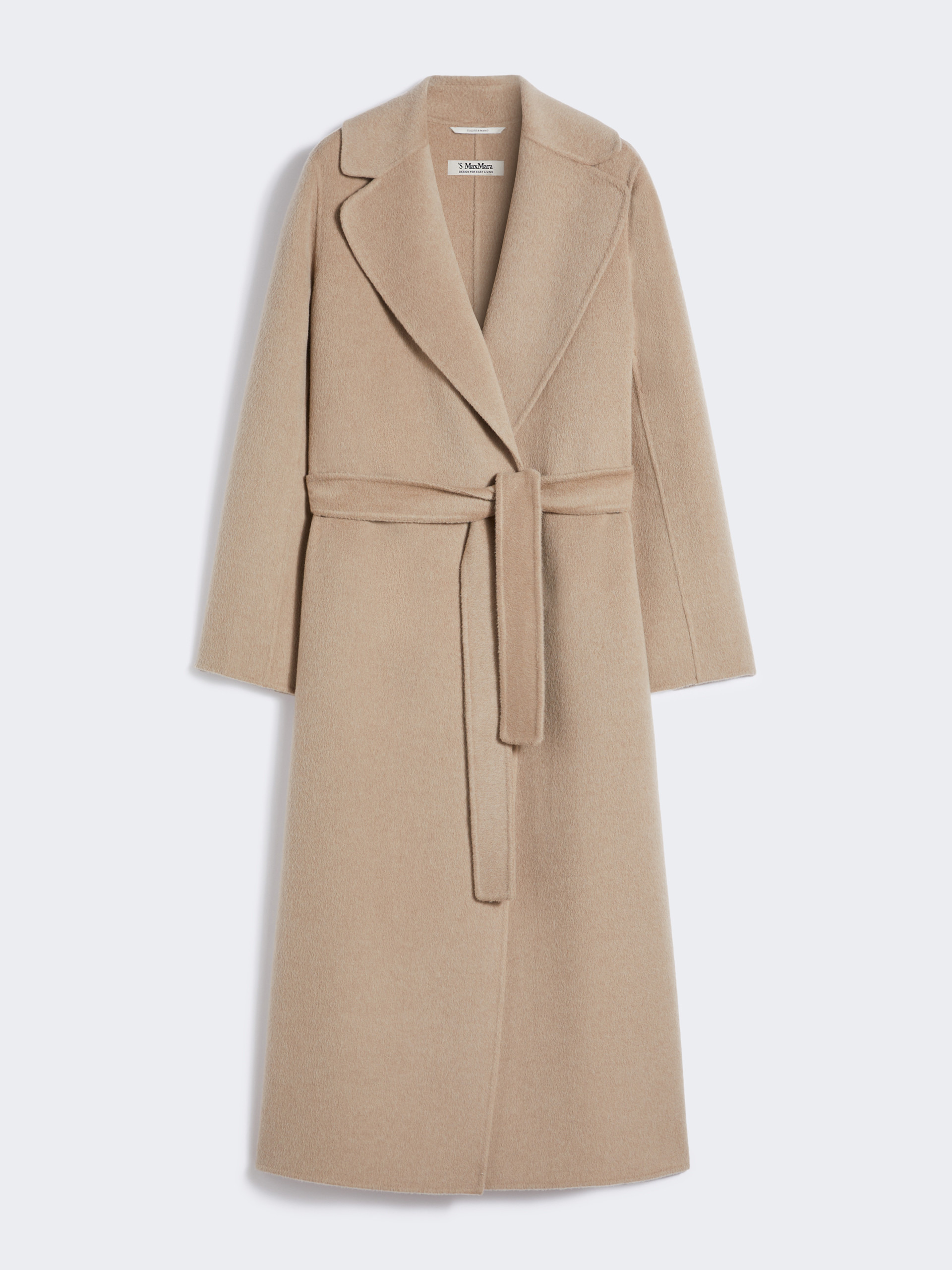 PAOLA Wool and cashmere coat with belt - 1