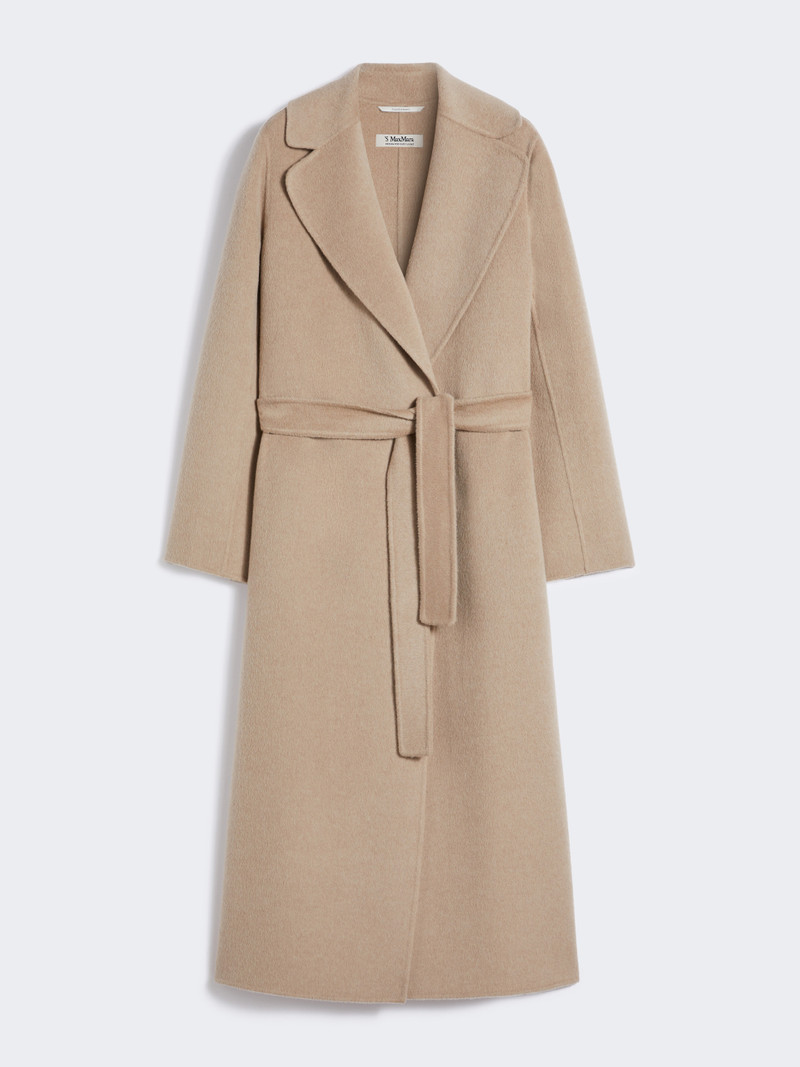 PAOLA Wool and cashmere coat with belt 1