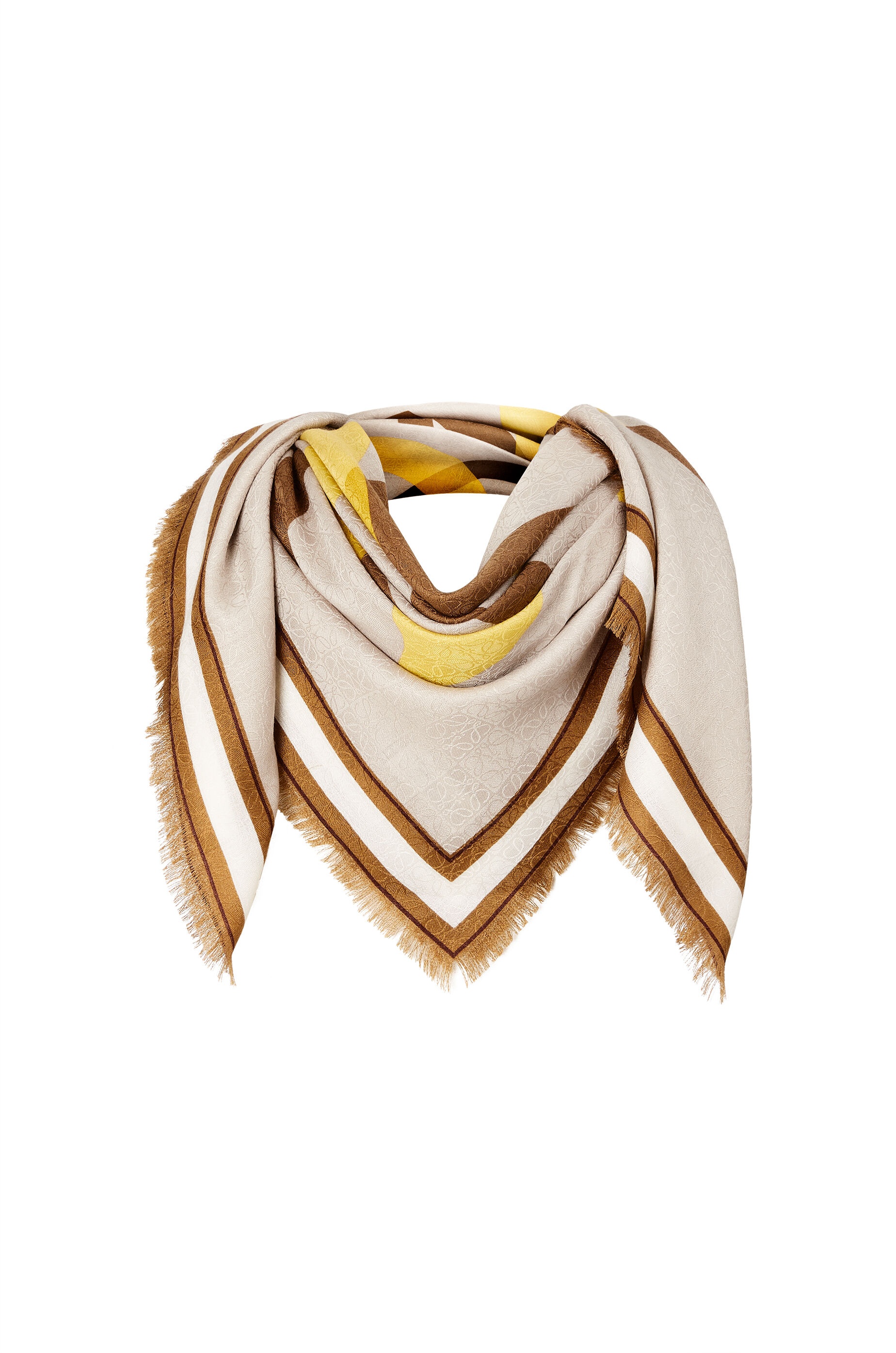 LOEWE love scarf in wool and cashmere - 2