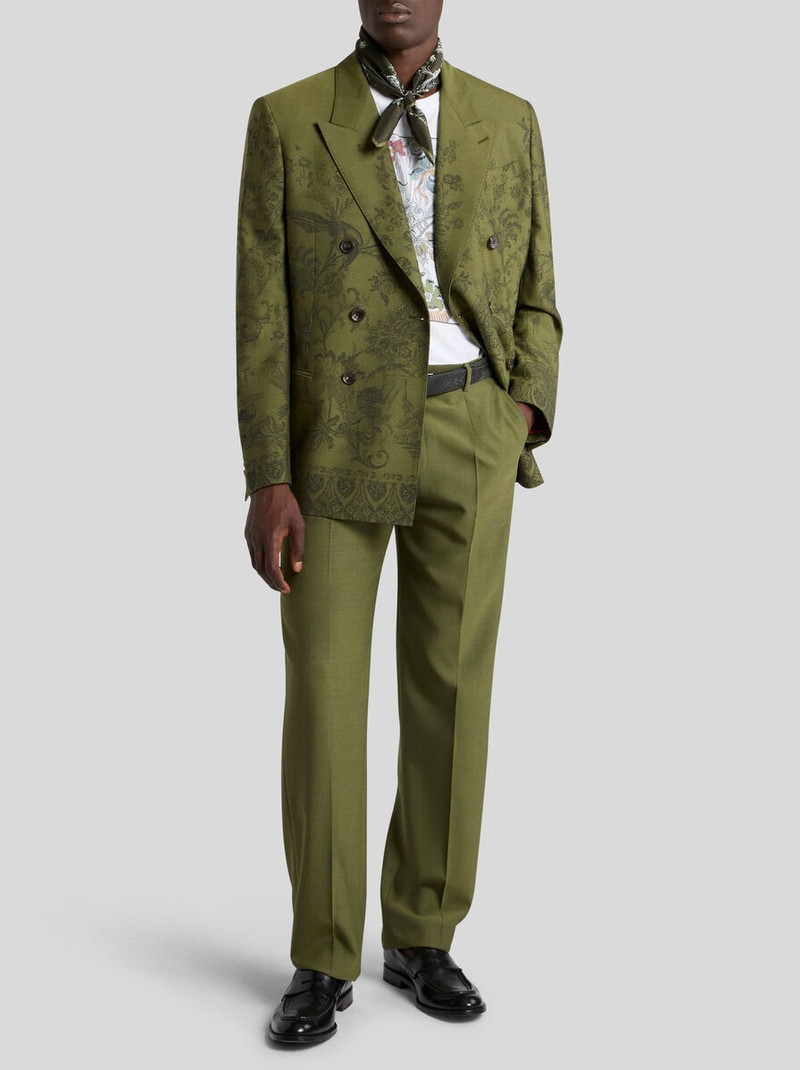 Etro DOUBLE-BREASTED WOOL JACQUARD JACKET WITH FLORA AND FAUNA MOTIF outlook