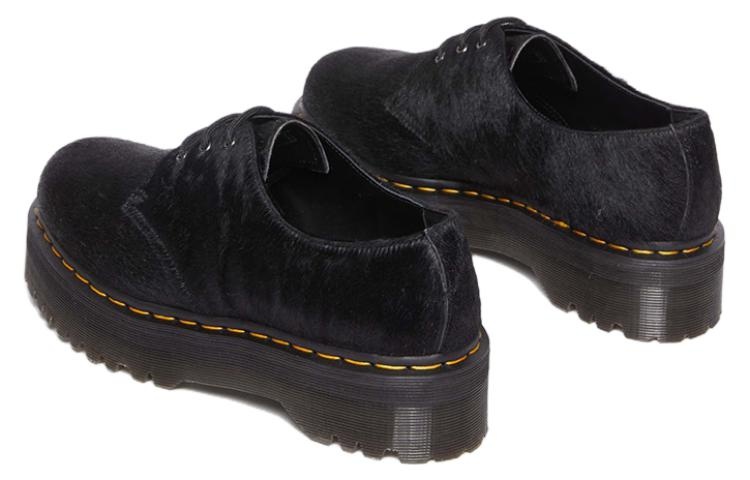 Dr. Martens 1461 Hair-On Platform Shoes 'Black Hair On' 31096001 - 4