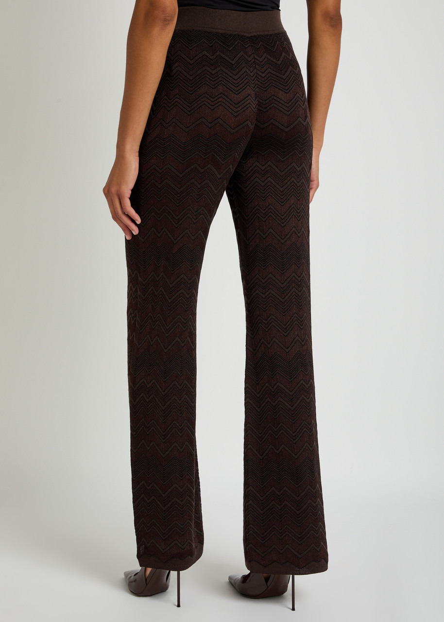 Missoni Chevron Fine-knit Trousers - 3