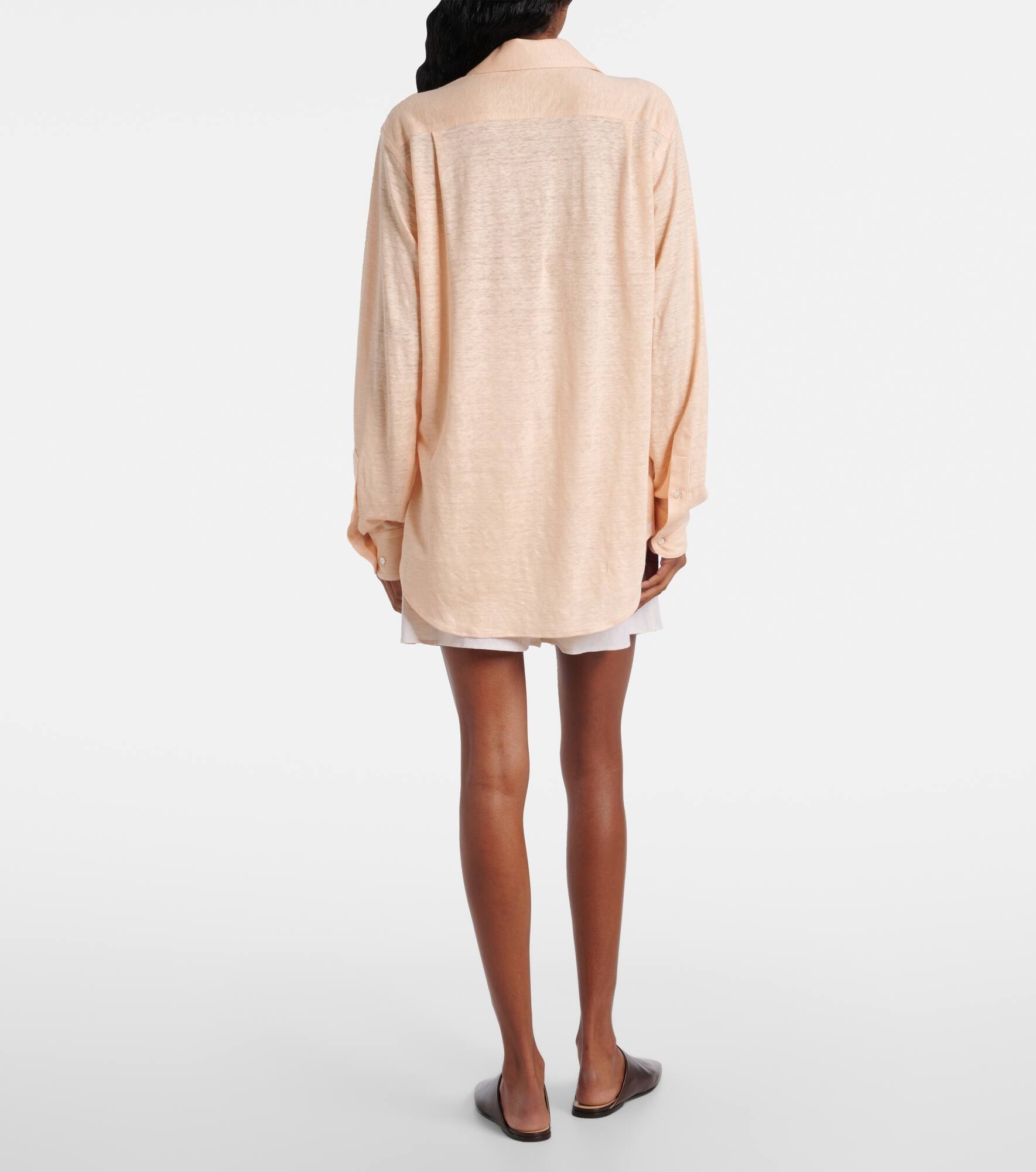 André linen jersey shirt - 3