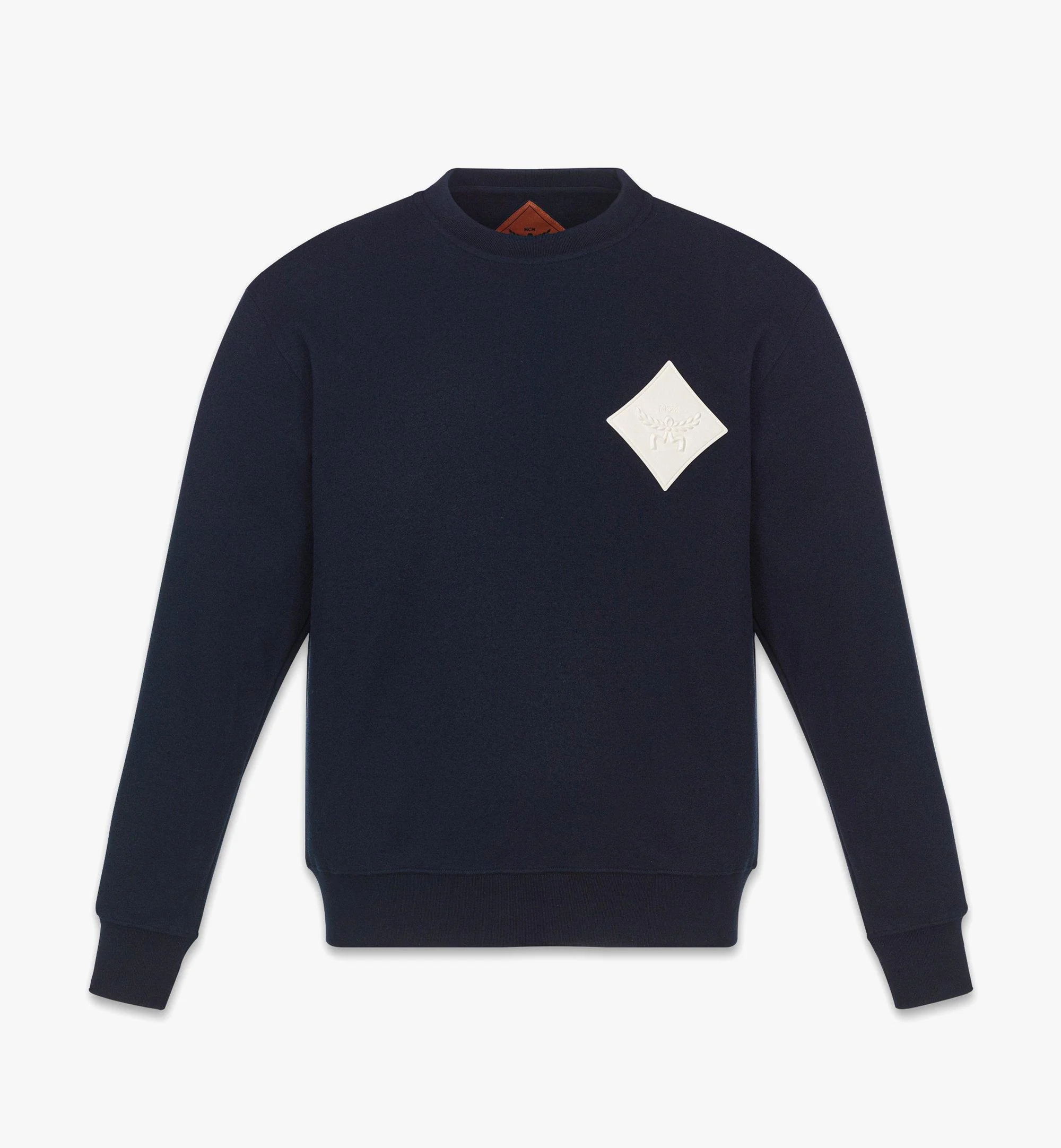 Logo Patch Bouclé Sweatshirt - 1