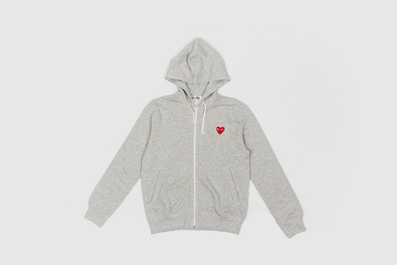 FULL ZIP HOODY (HEARTS) - 1