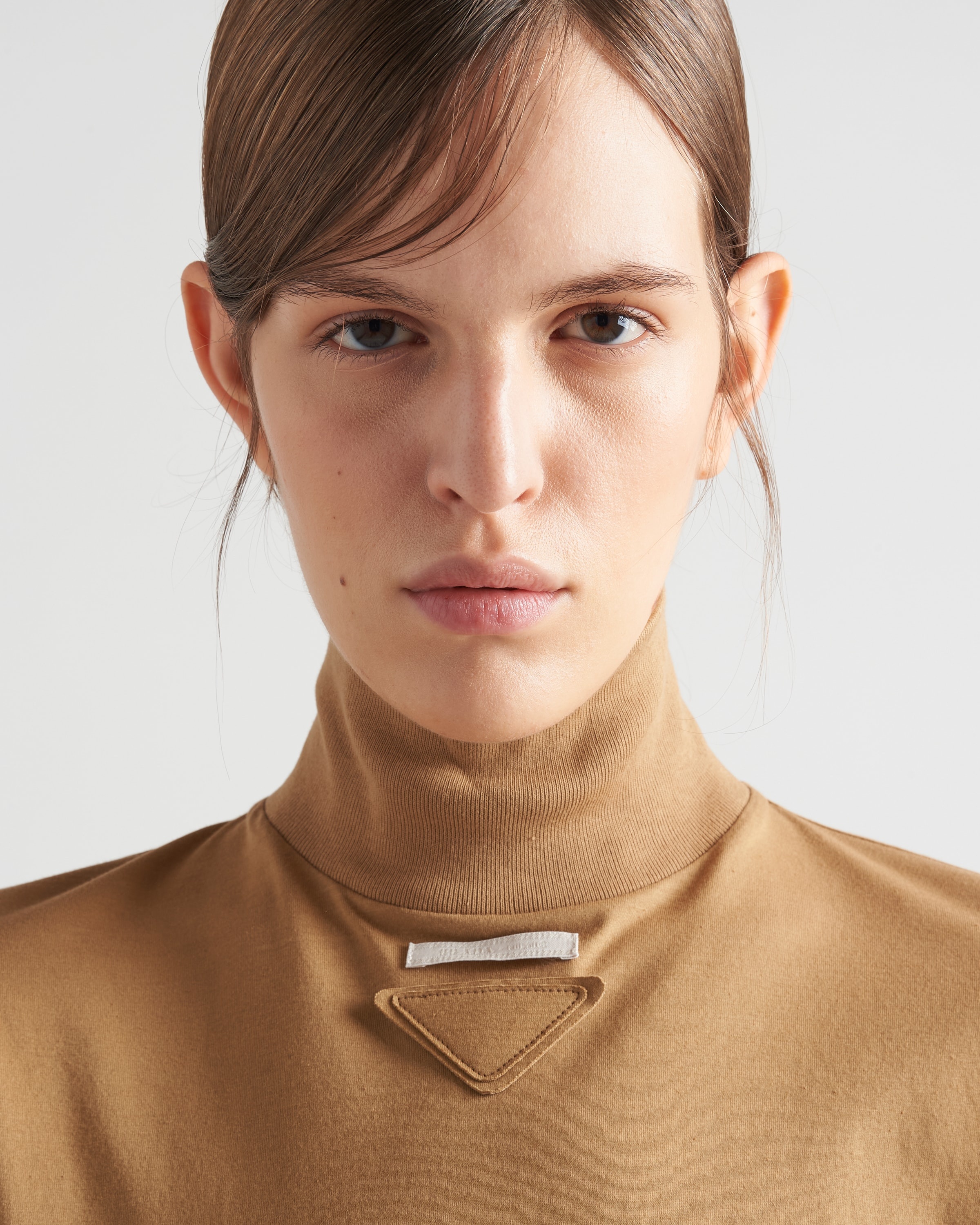 Jersey turtleneck T-shirt - 4