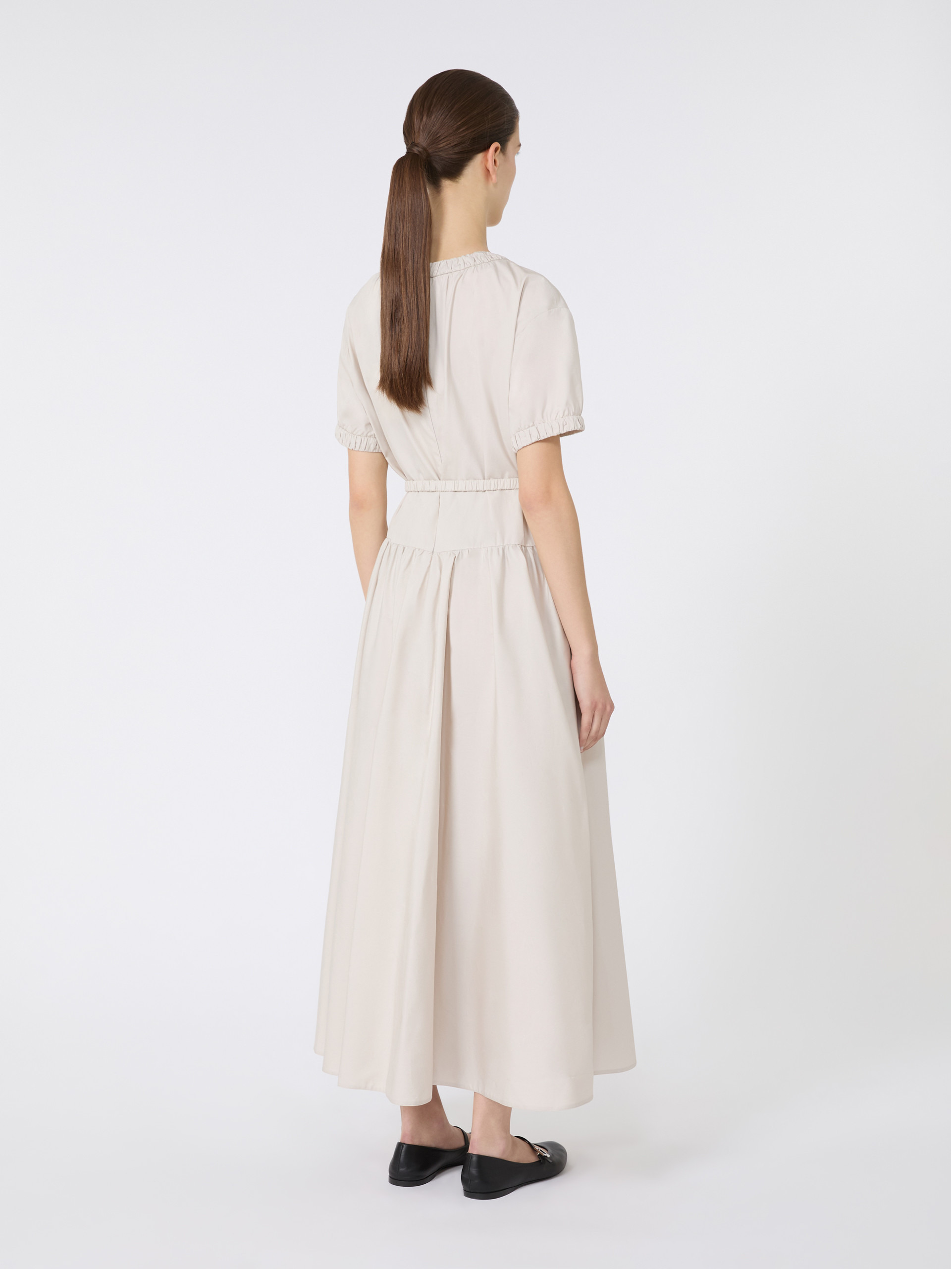 TERRY Cotton poplin dress - 4