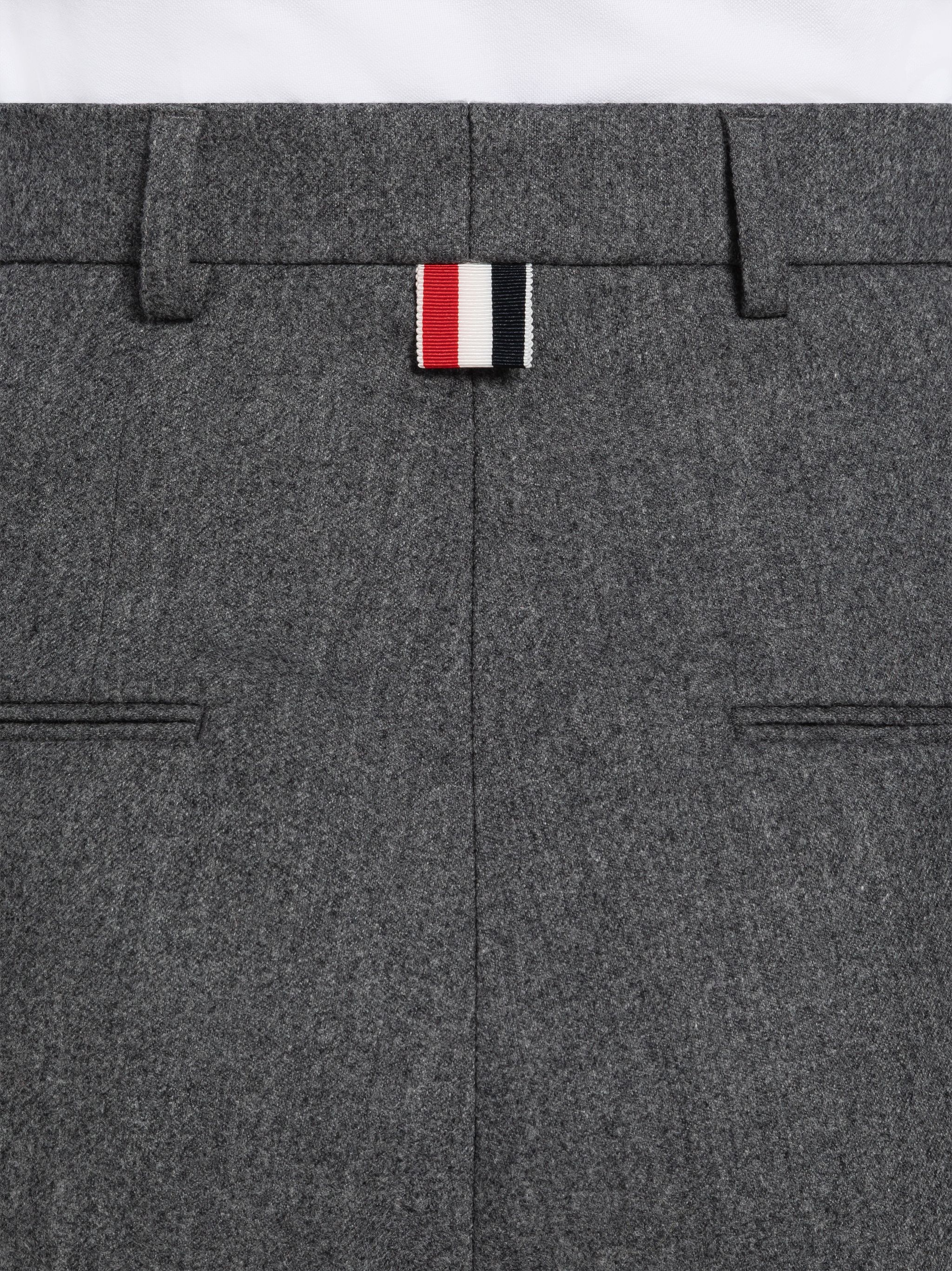 Flannel 4-Bar Straight Leg Trouser - 6