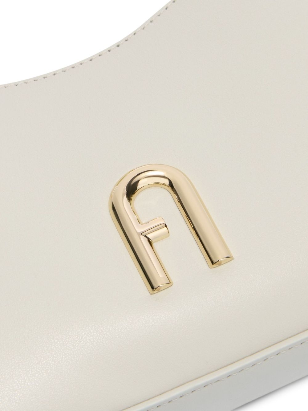 small Diamante curved-top leather shoulder bag - 7