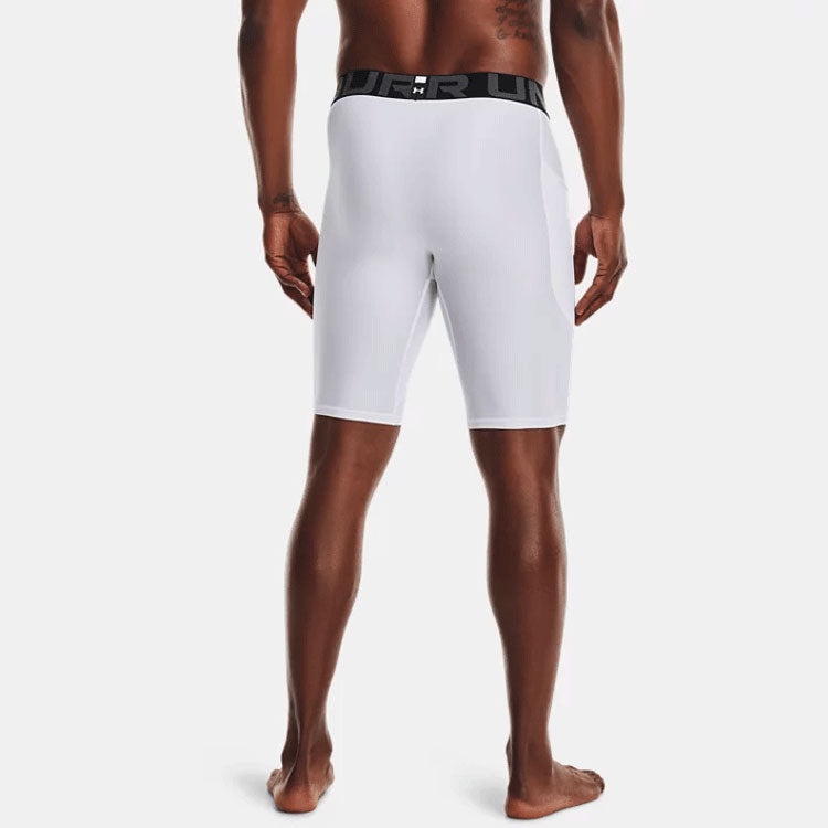 Under Armour HeatGear Pocket Long Shorts 'White' 1361602-100 - 5